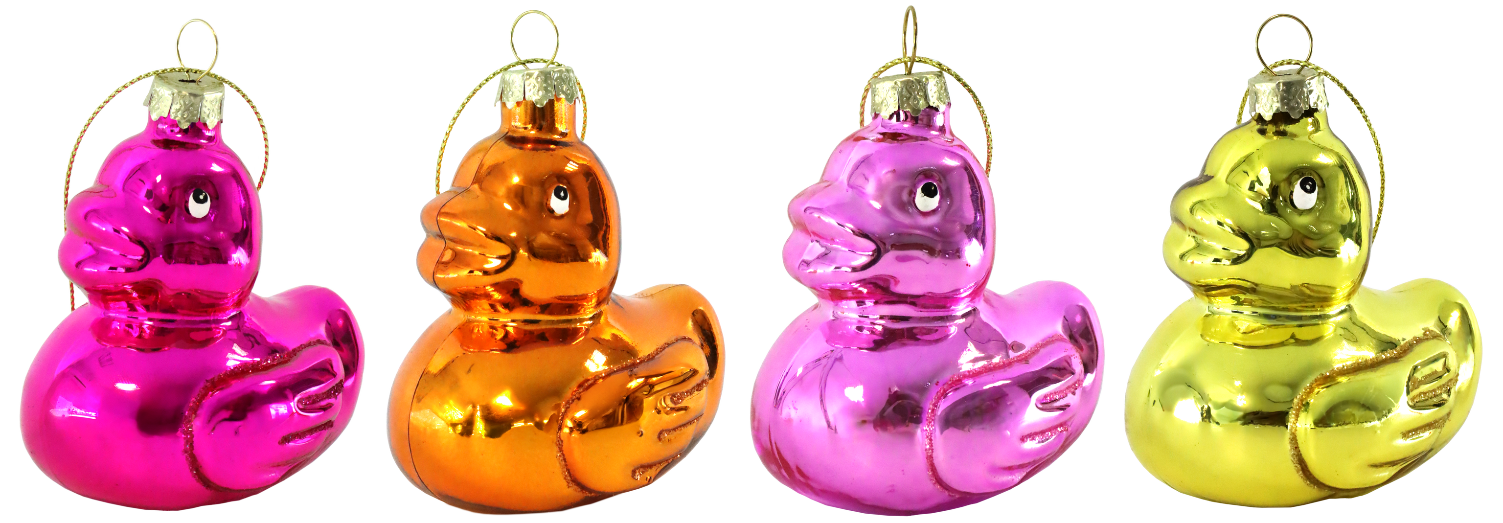 1032 BIJOUX EN VERRE DUCKS   4P