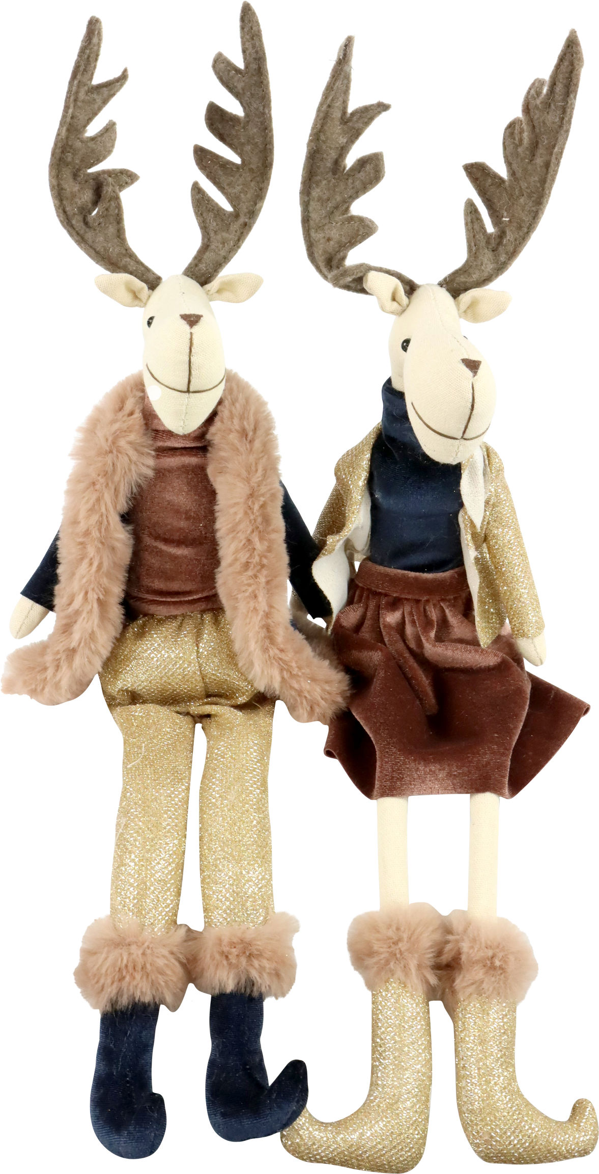 1048 DEKO-ELCHPAAR GLAMOUR  S/2