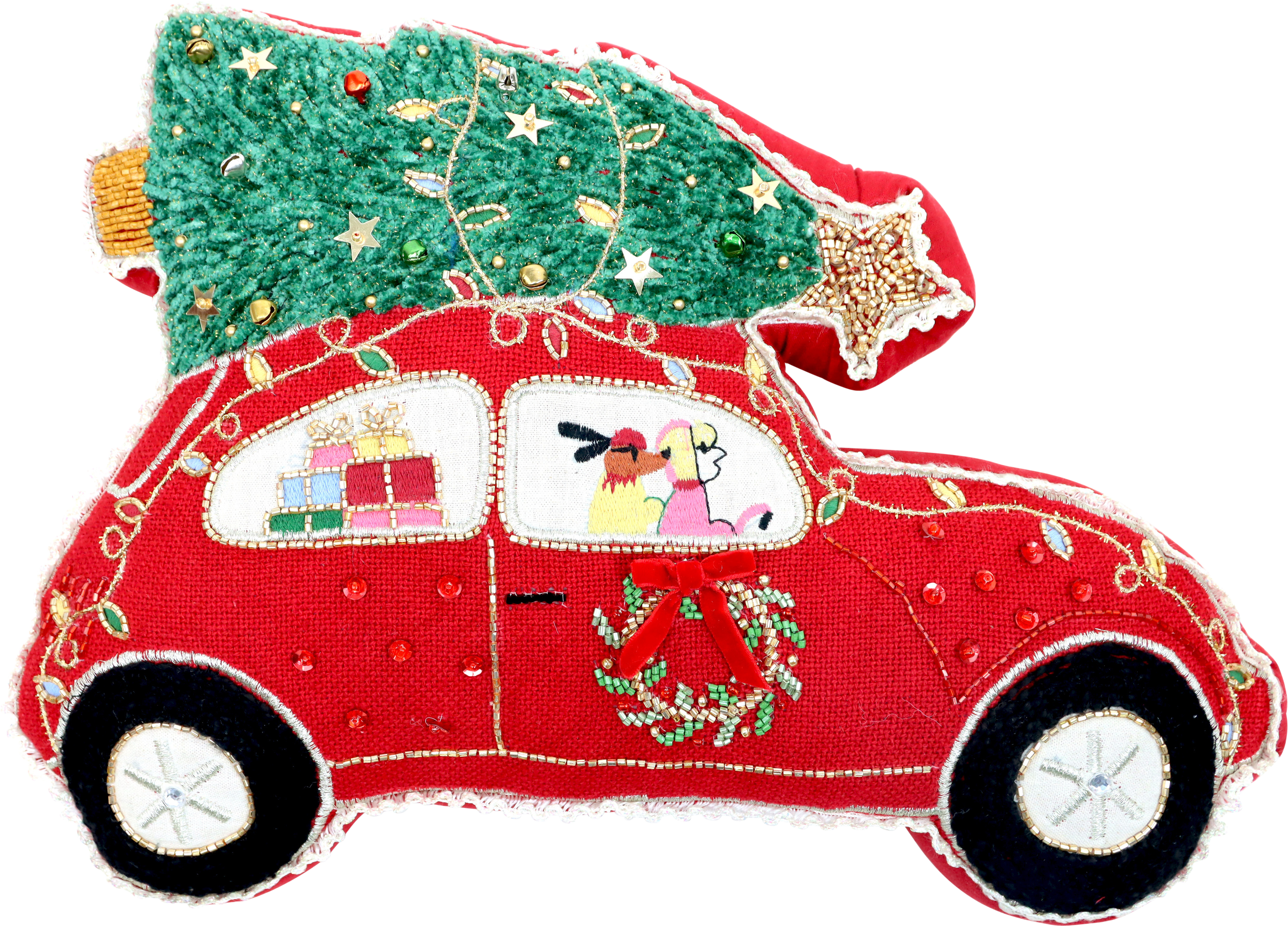 1189 OREILLER WEIHNACHTSAUTO 28X39