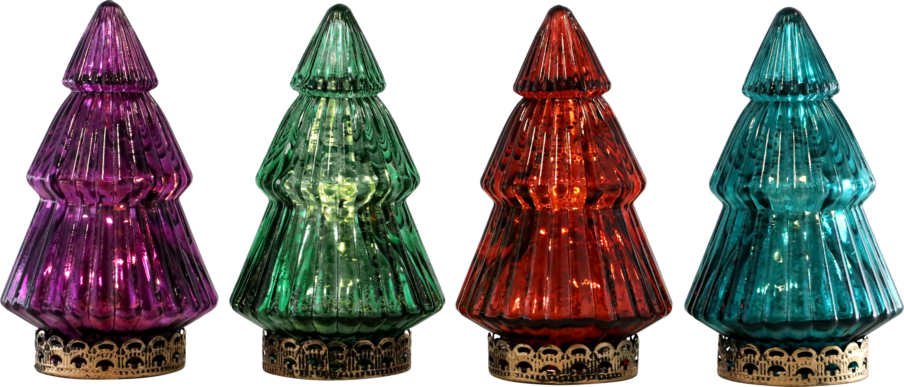 1227 LED-TREES FIESTA  S/4