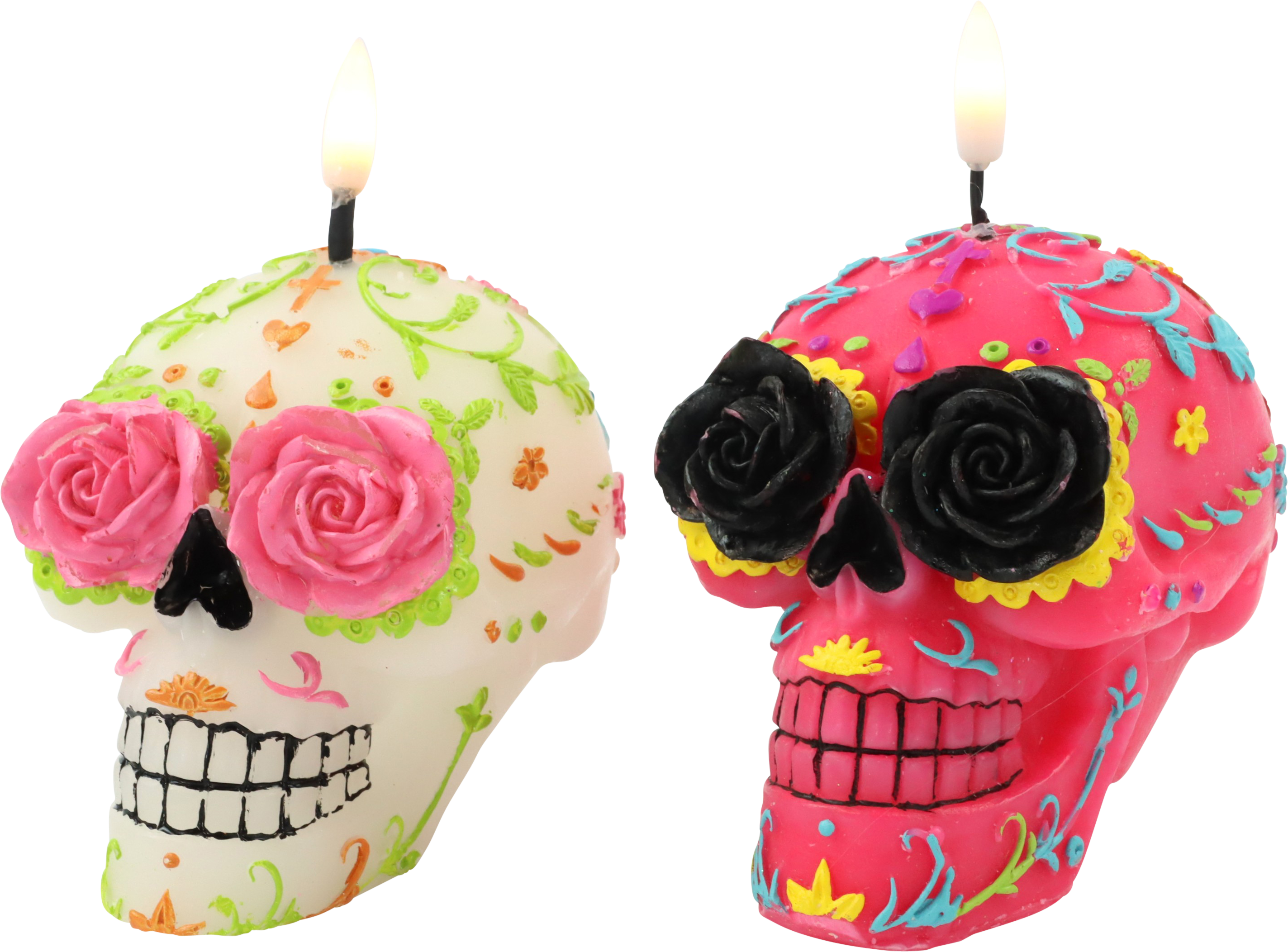 1278 LED-LICHTER CALAVERA  S/2