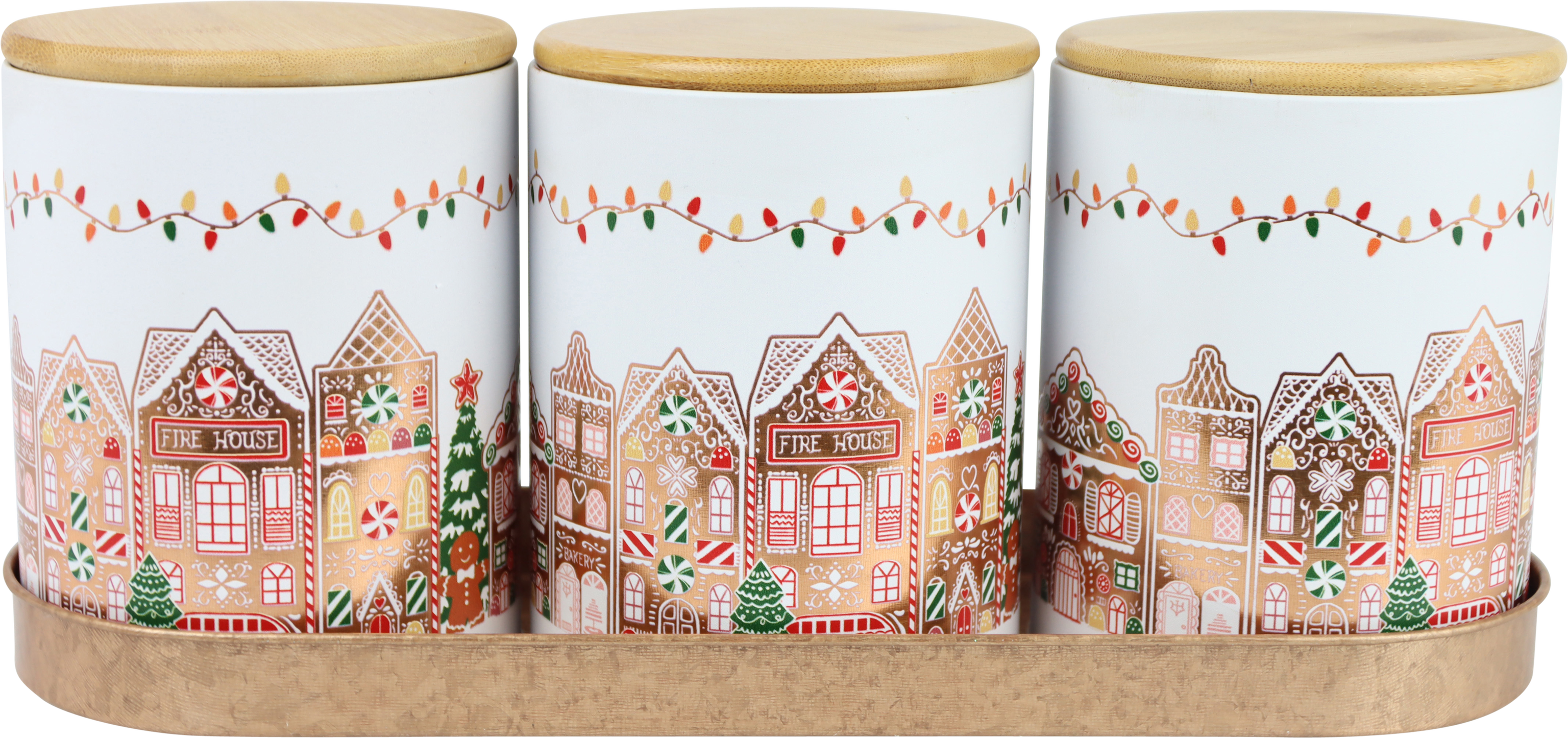 1282 DOSEN-ENSEMBLE NOËL VILLE  S/4