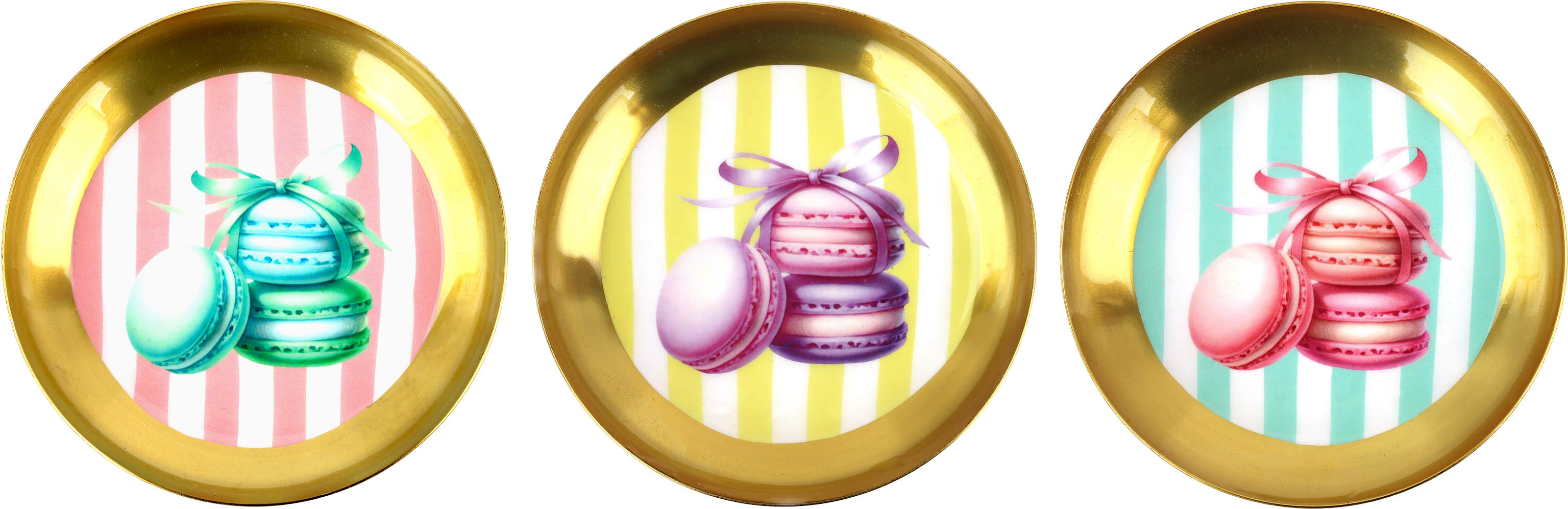 1376 PLATEAUX MACARON MUSE  3P