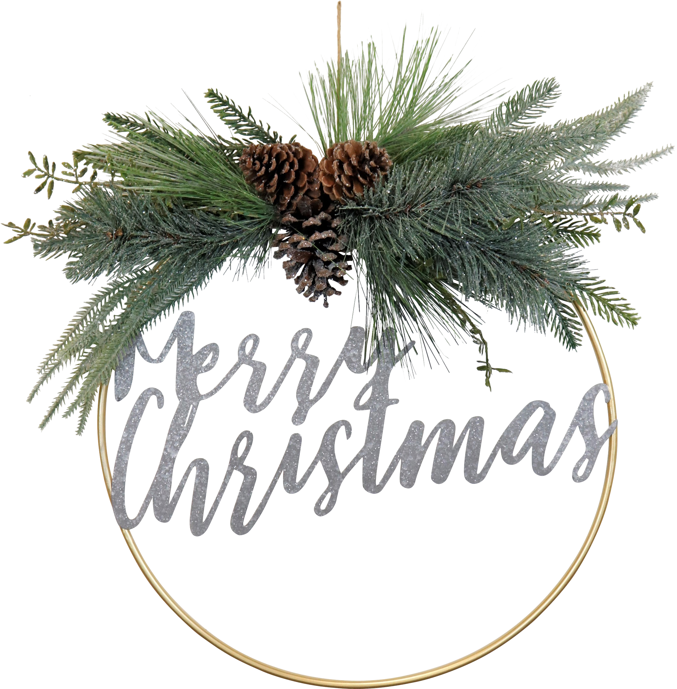 1410 WREATH MERRY CHRISTMAS