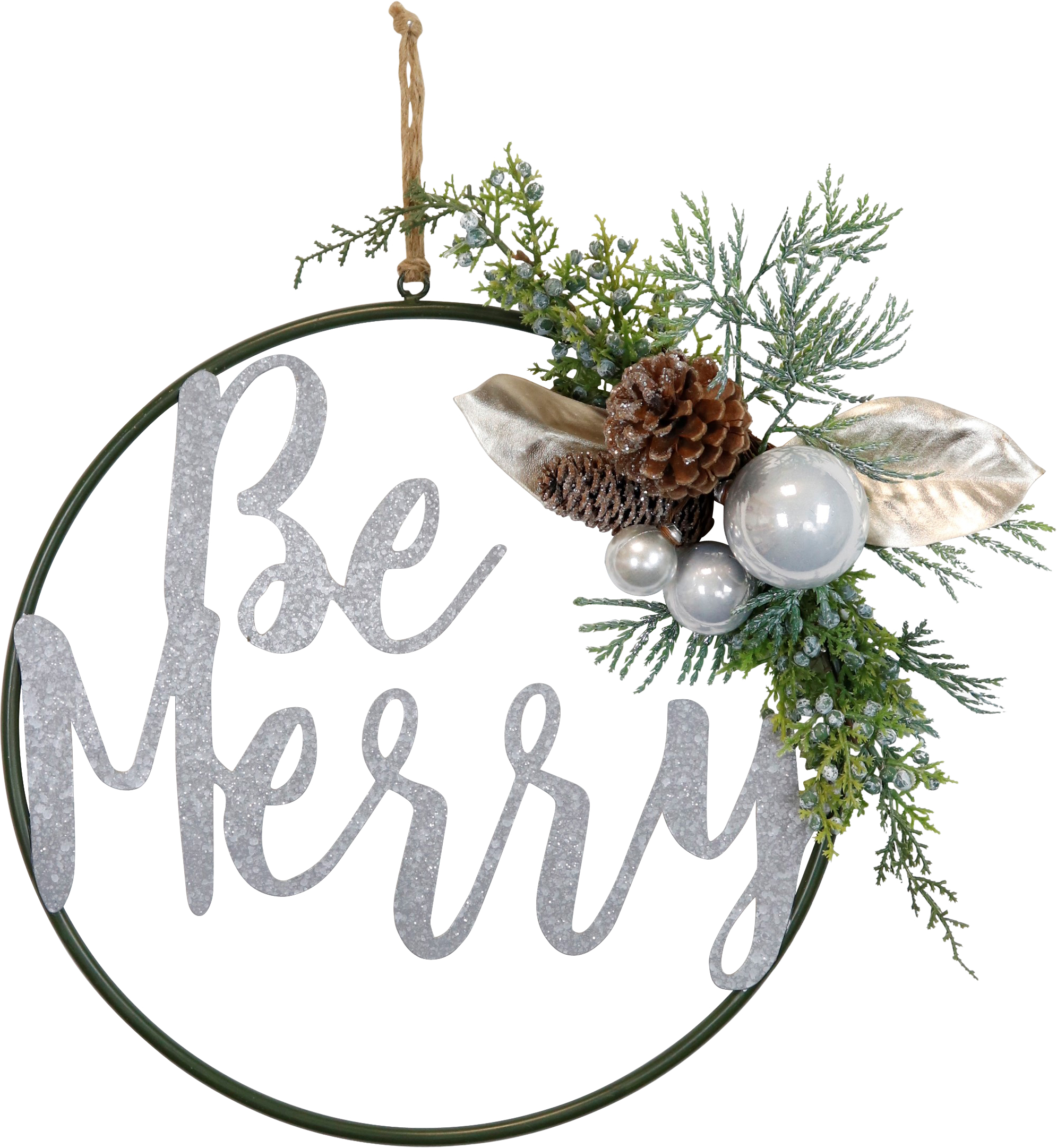 1423 WREATH BE MERRY