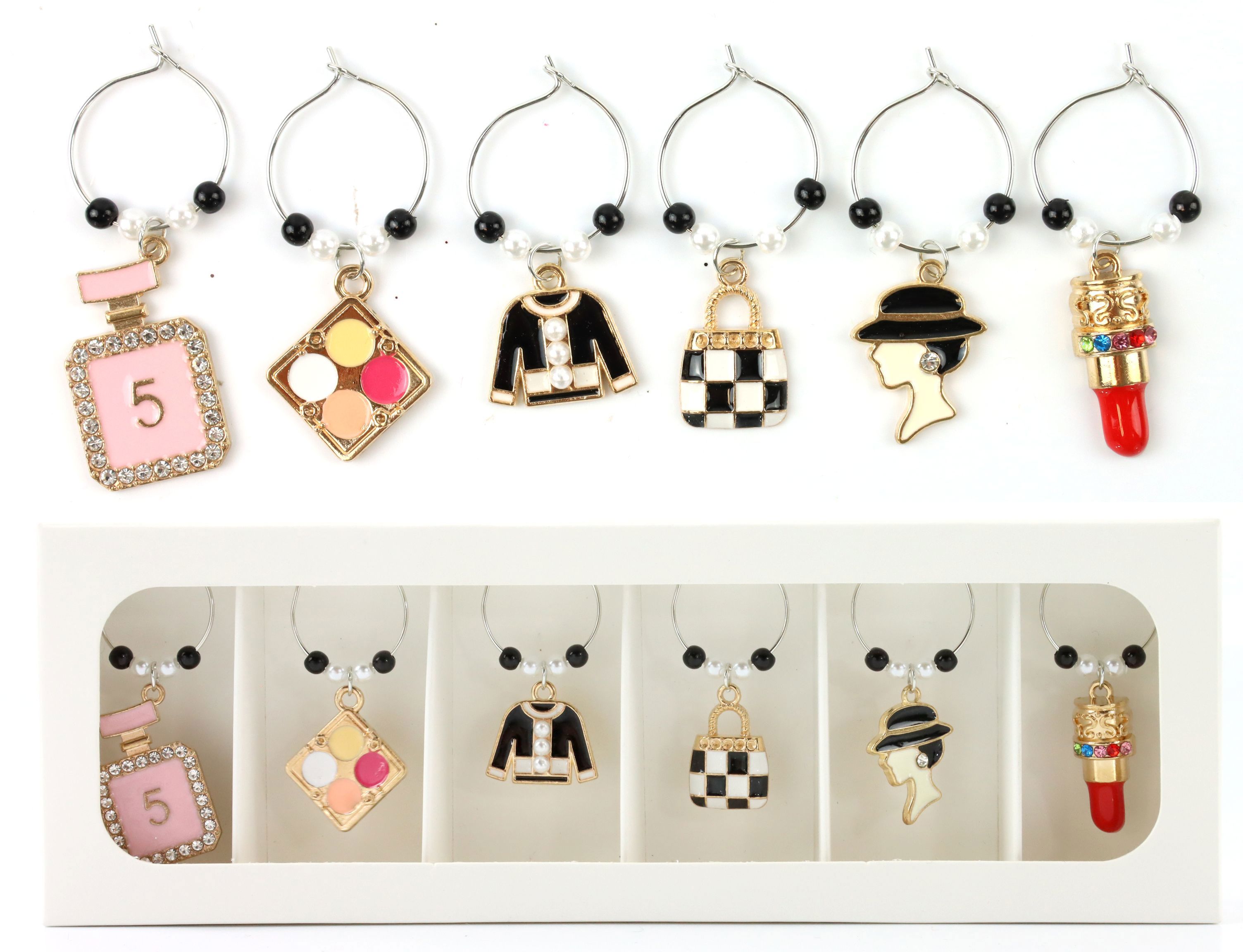 1561 GLASMARKER LIP&LUSH  S/6