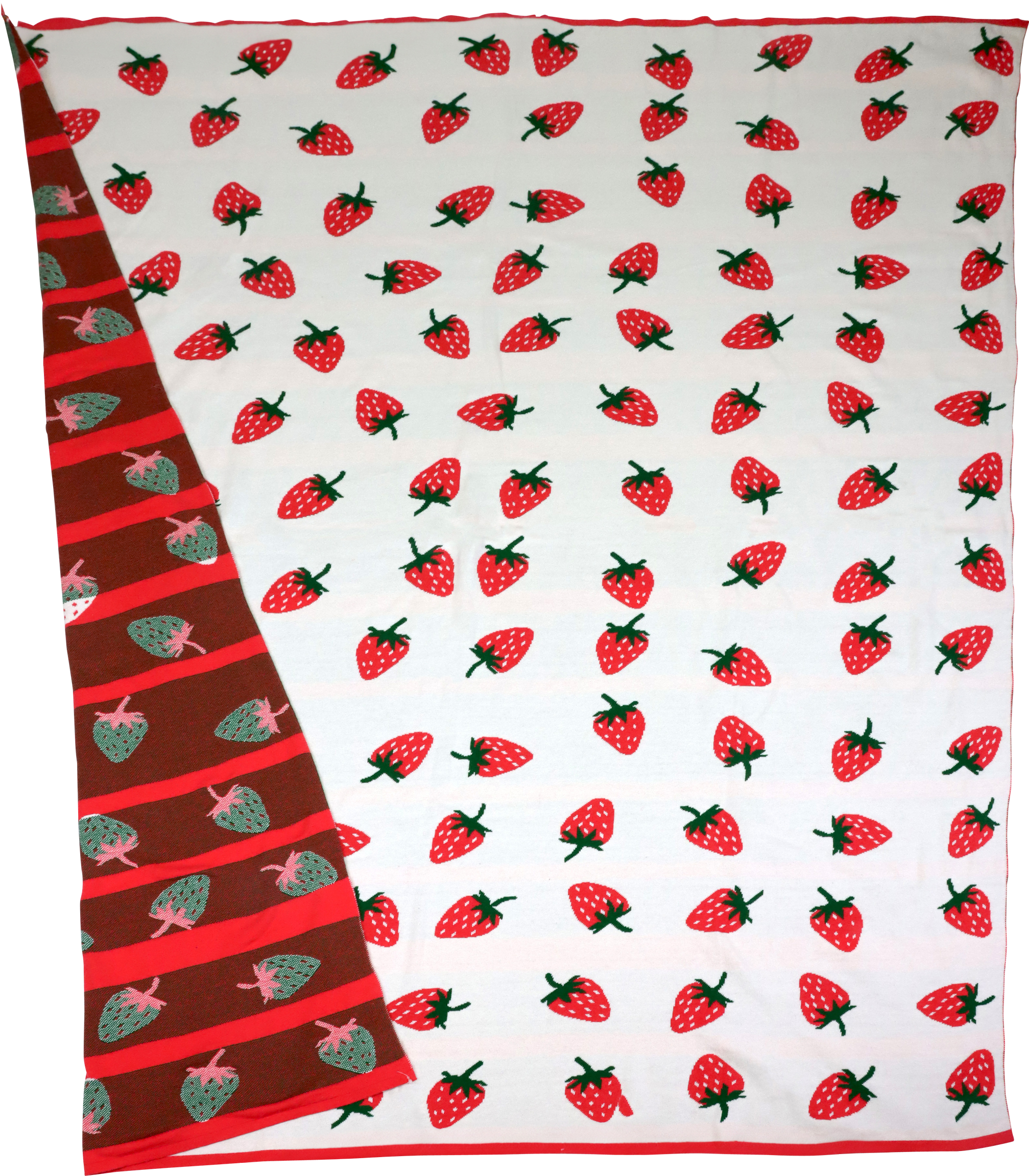 1610 COUVERTURE  STRAWBERRY 125X160
