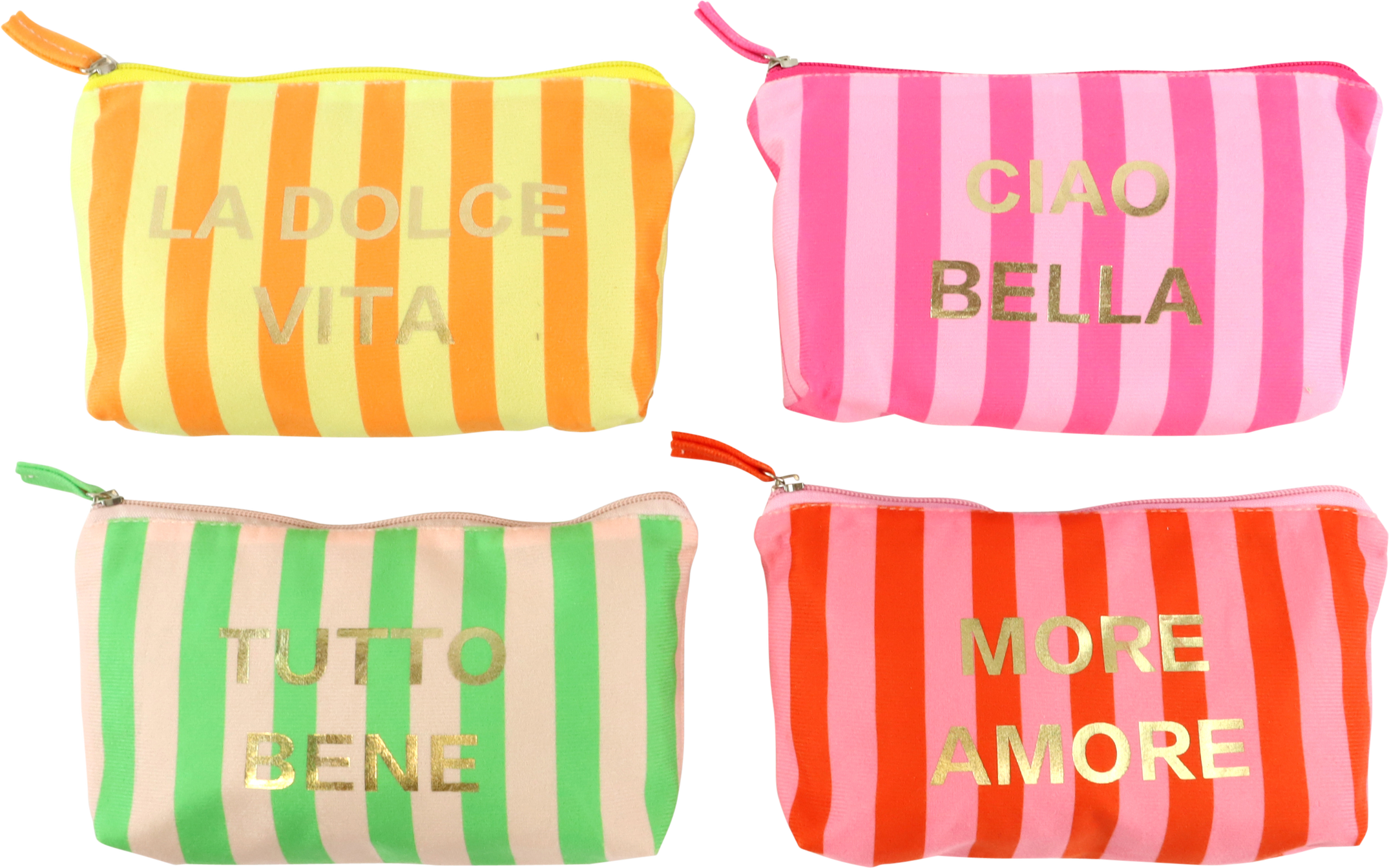 1672 TÄSCHCHEN BELLISSIMA STRIPES  S/4