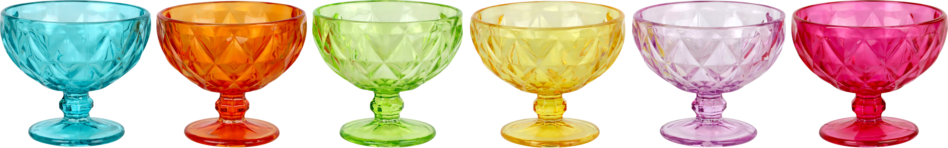 1735 GOBLETSSPLASH OF COLOURS  S/6