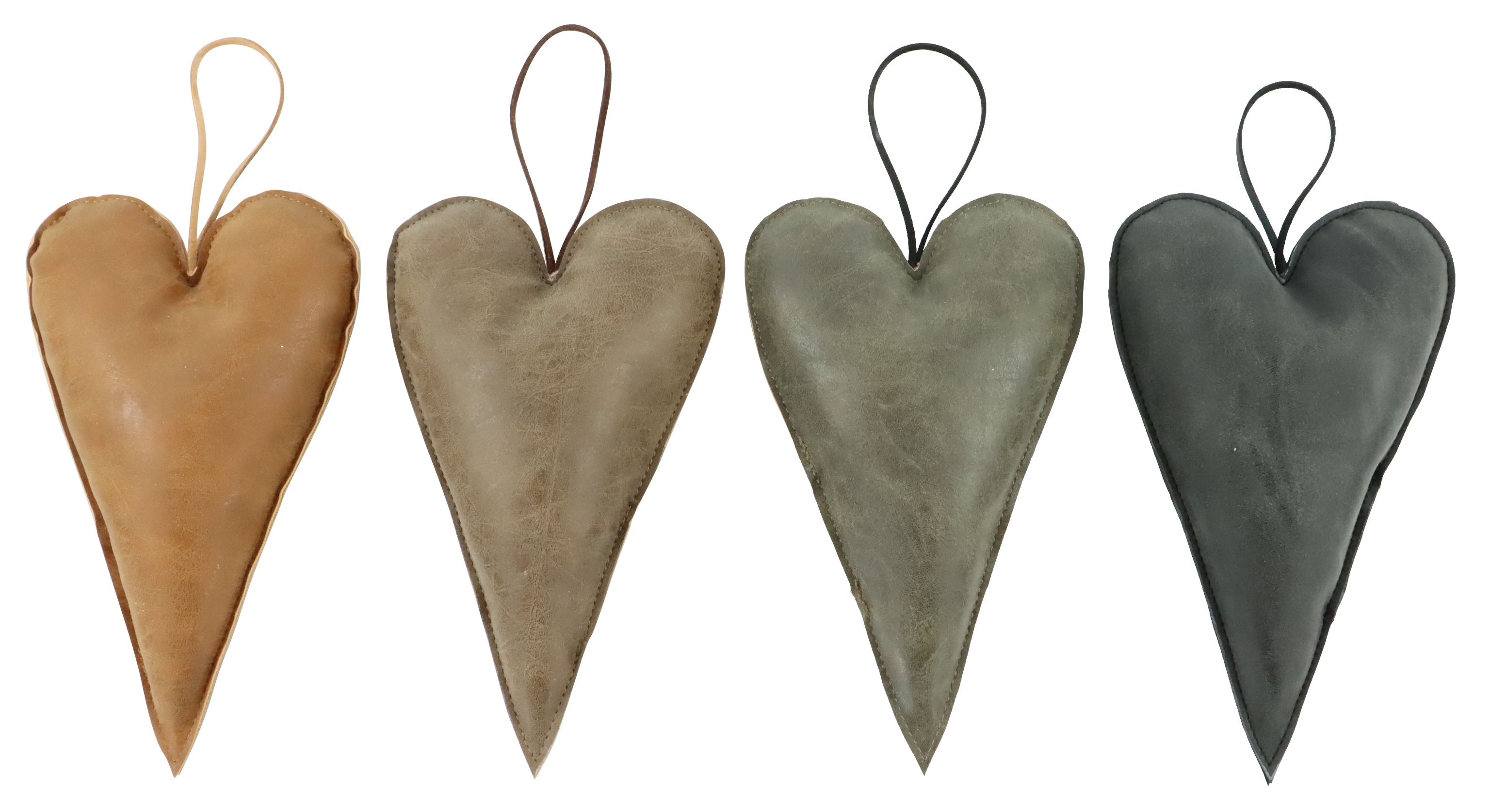 1939 PENDENTIFS EN CUIR HASEN  4P