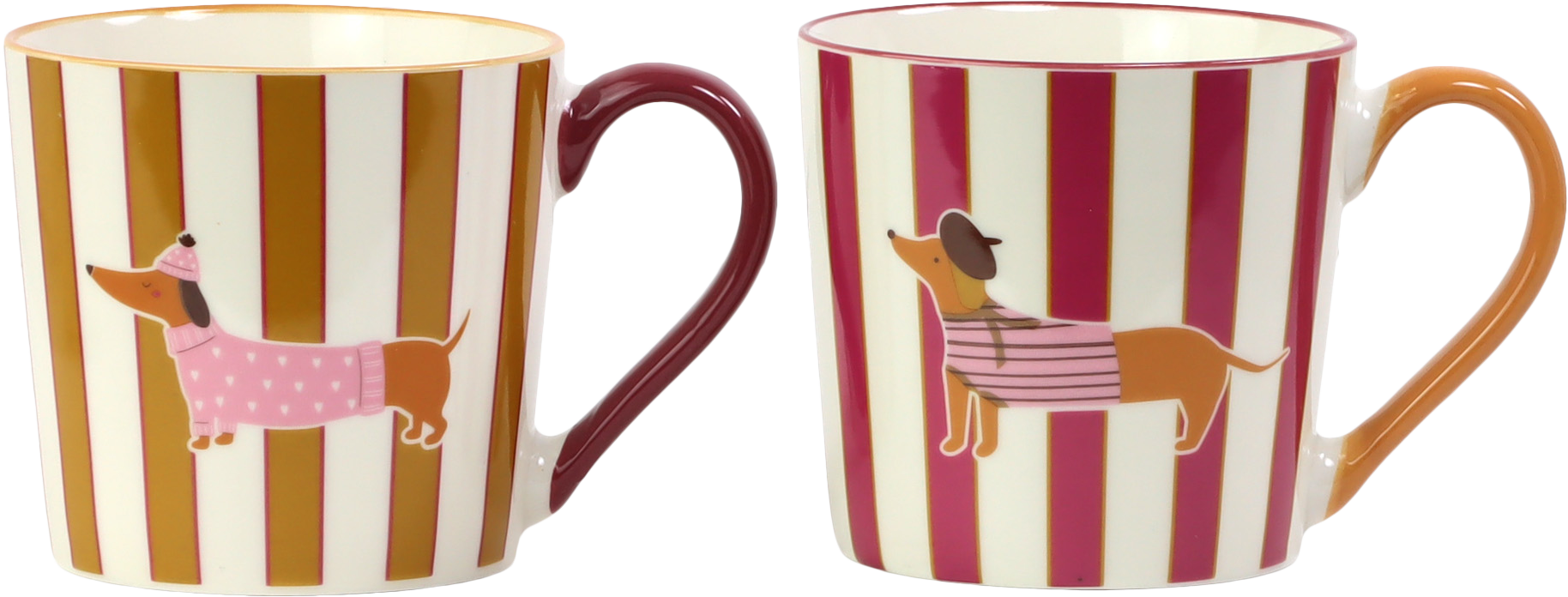 2110 MUGS DACKEL-LIEBE  S/2