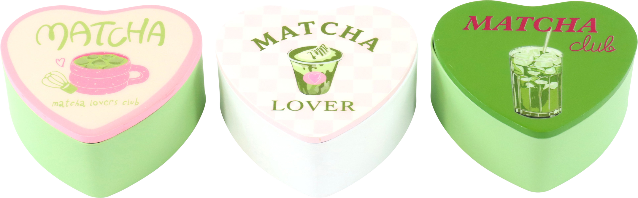 2230 HERZSCHACHTELN MATCHA LOVER  S/3