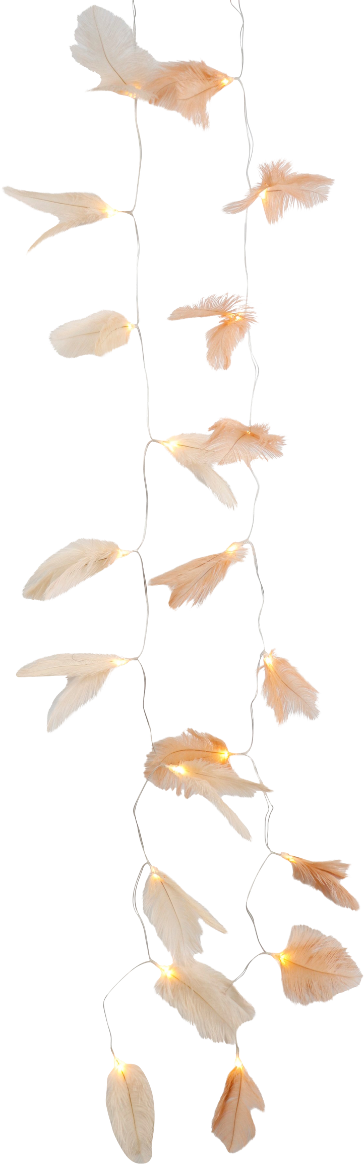 2344 GUIRLANDE LED  FEATHERS  2P