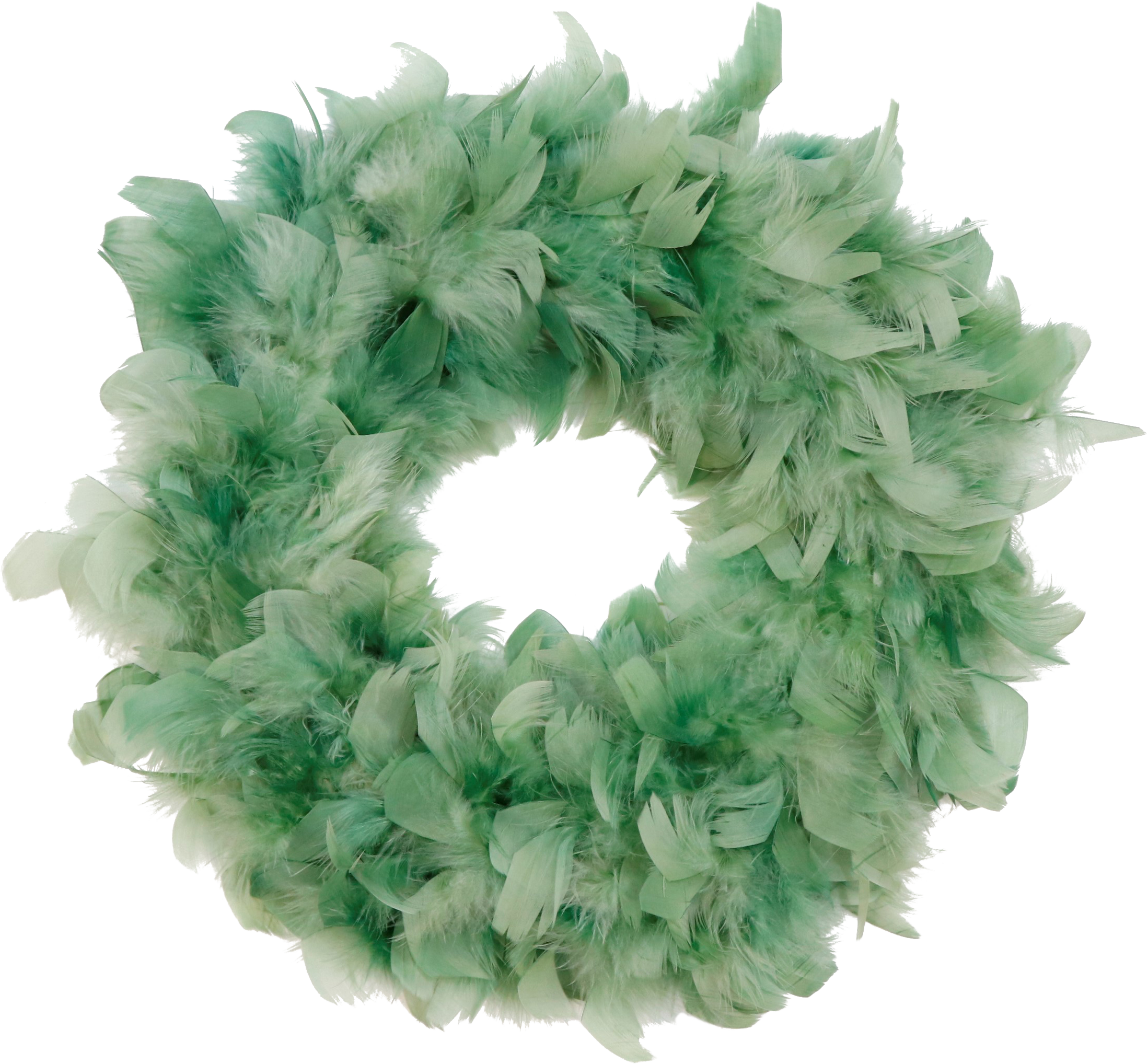 2353 COURONNE DE PLUMES MINTGRÜN
