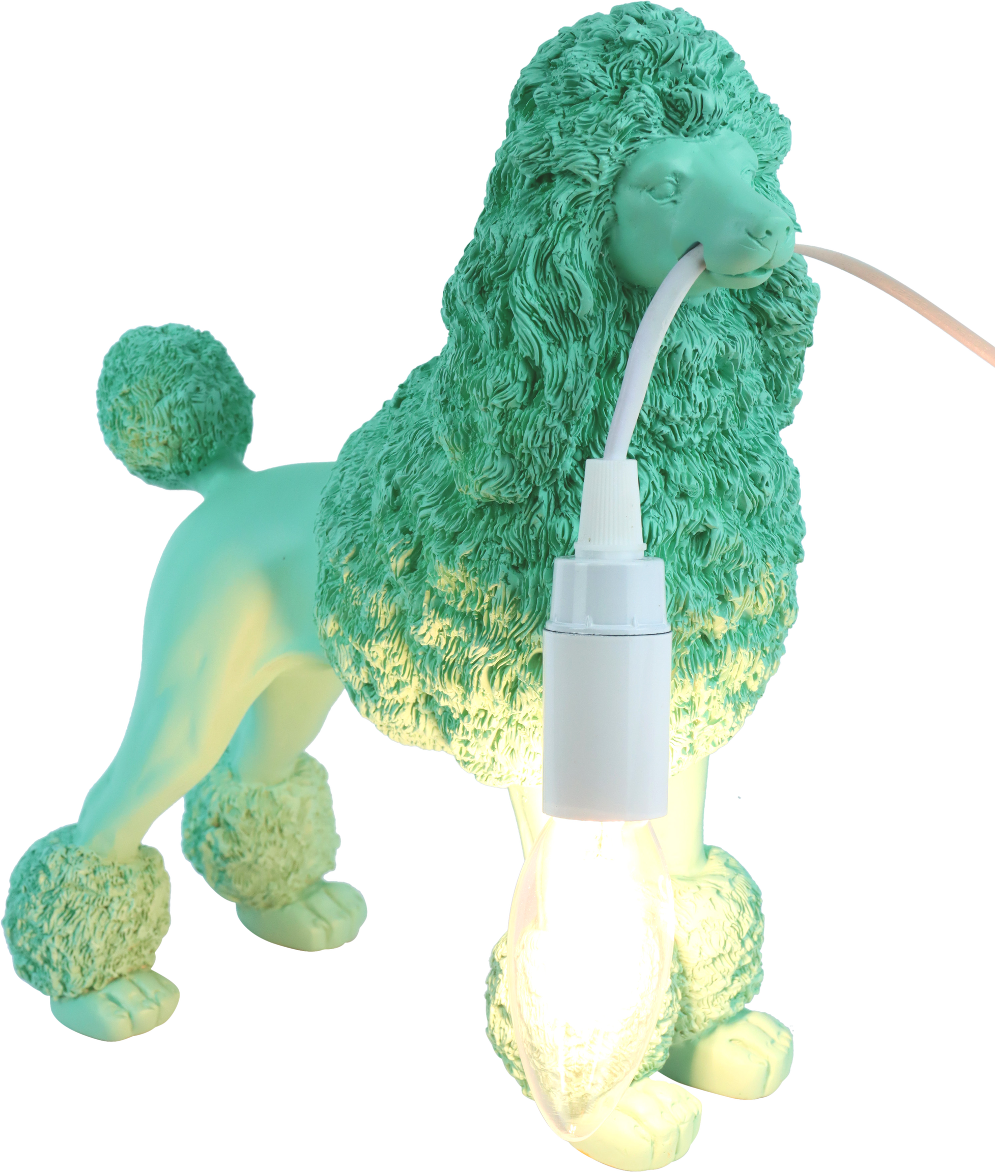 2577 LAMP POODLE QUEEN