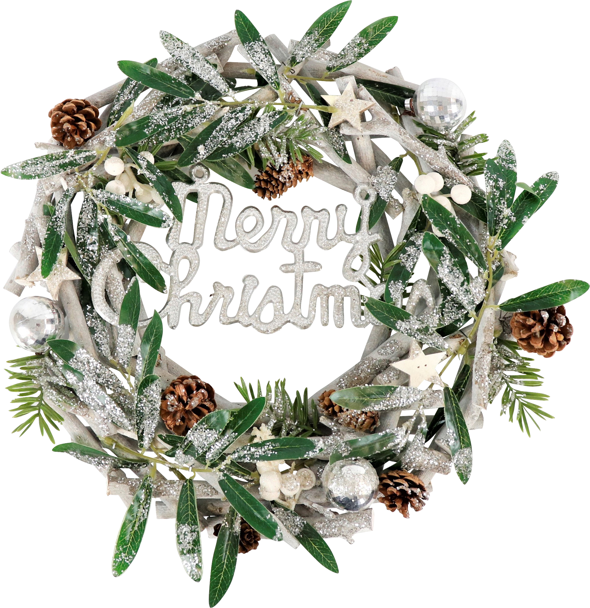 2582 WREATH MERRY CHRISTMAS