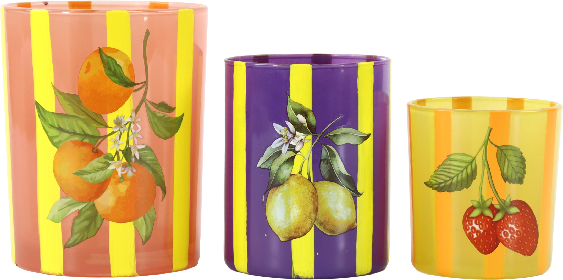 2632 WINDLICHTER FRUIT LIGHTS  S/3