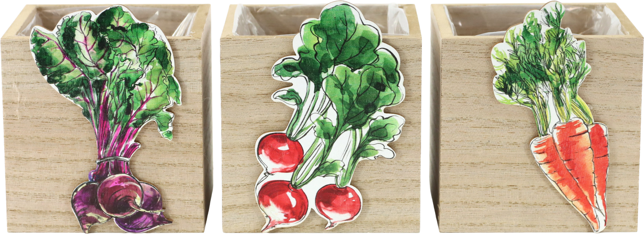 2679 HOLZKISTEN VEGGIE VIBES  S/3