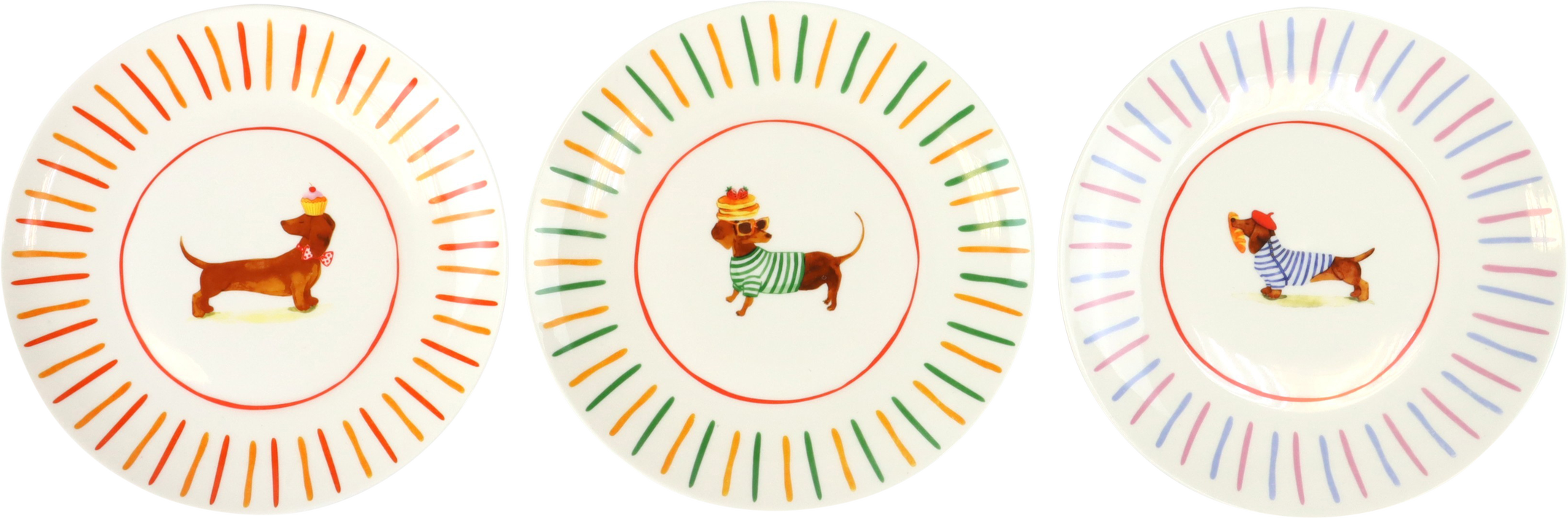 2743 KUCHENTELLER BARK&TABLE  S/3