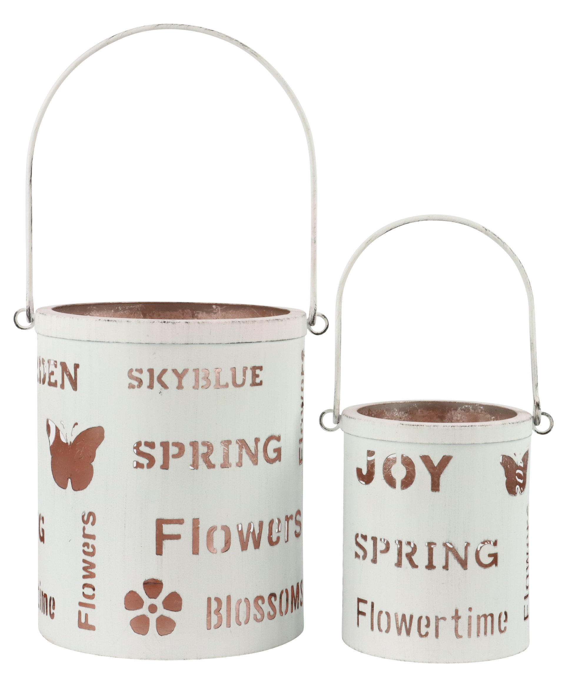 2811 LATERNEN FLOWERS  S/2