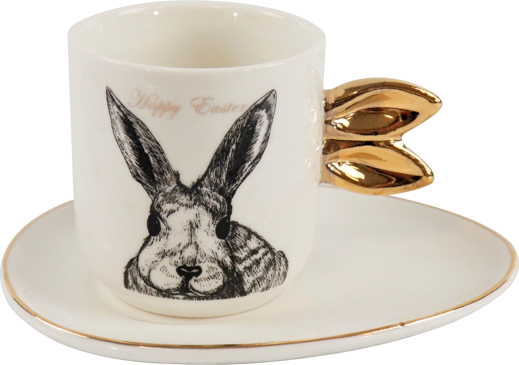 2884 TASSE ESPRESSO BLACK BUNNY