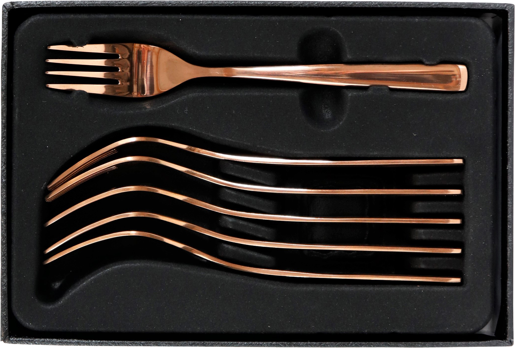 2937 FOURCHETTES  COPPERY  6P