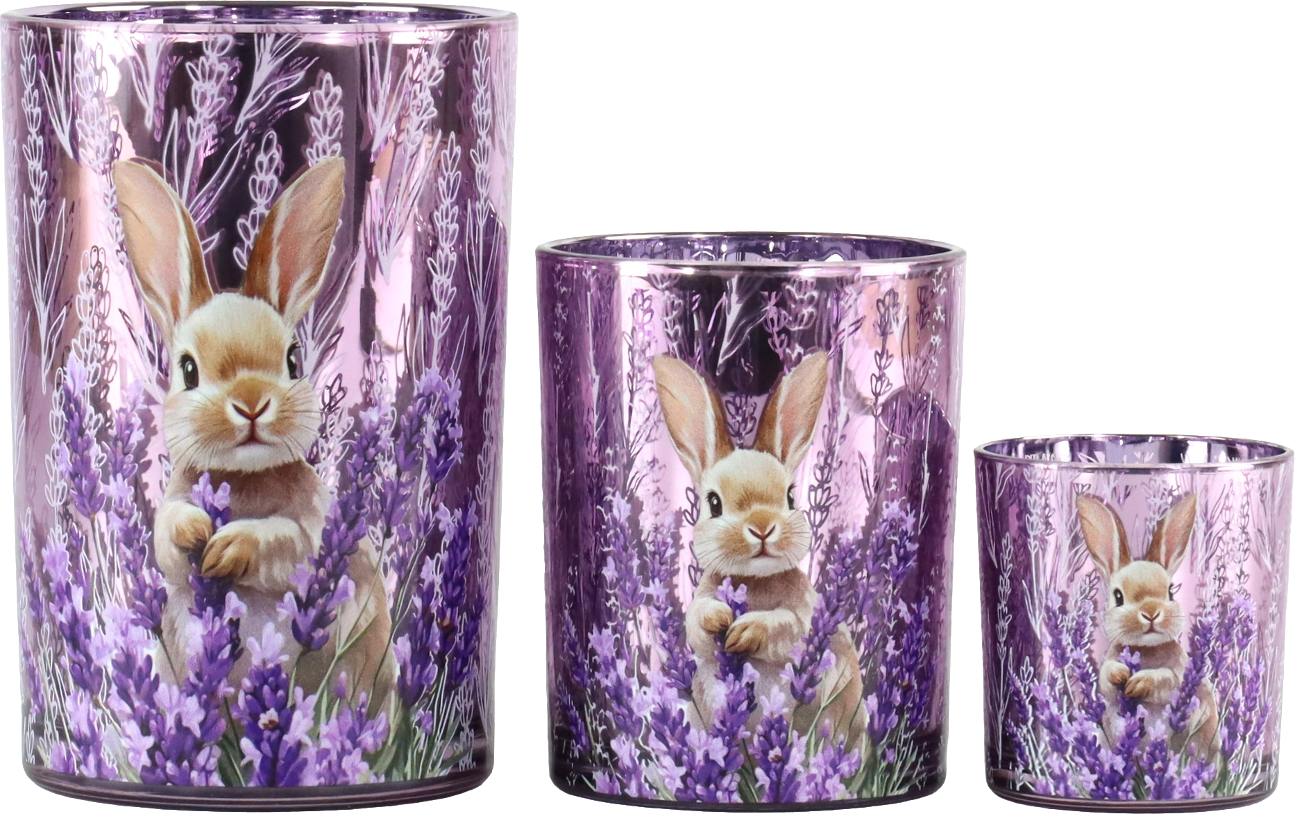 2988 WINDLICHTER BUNNY GARDEN  S/3