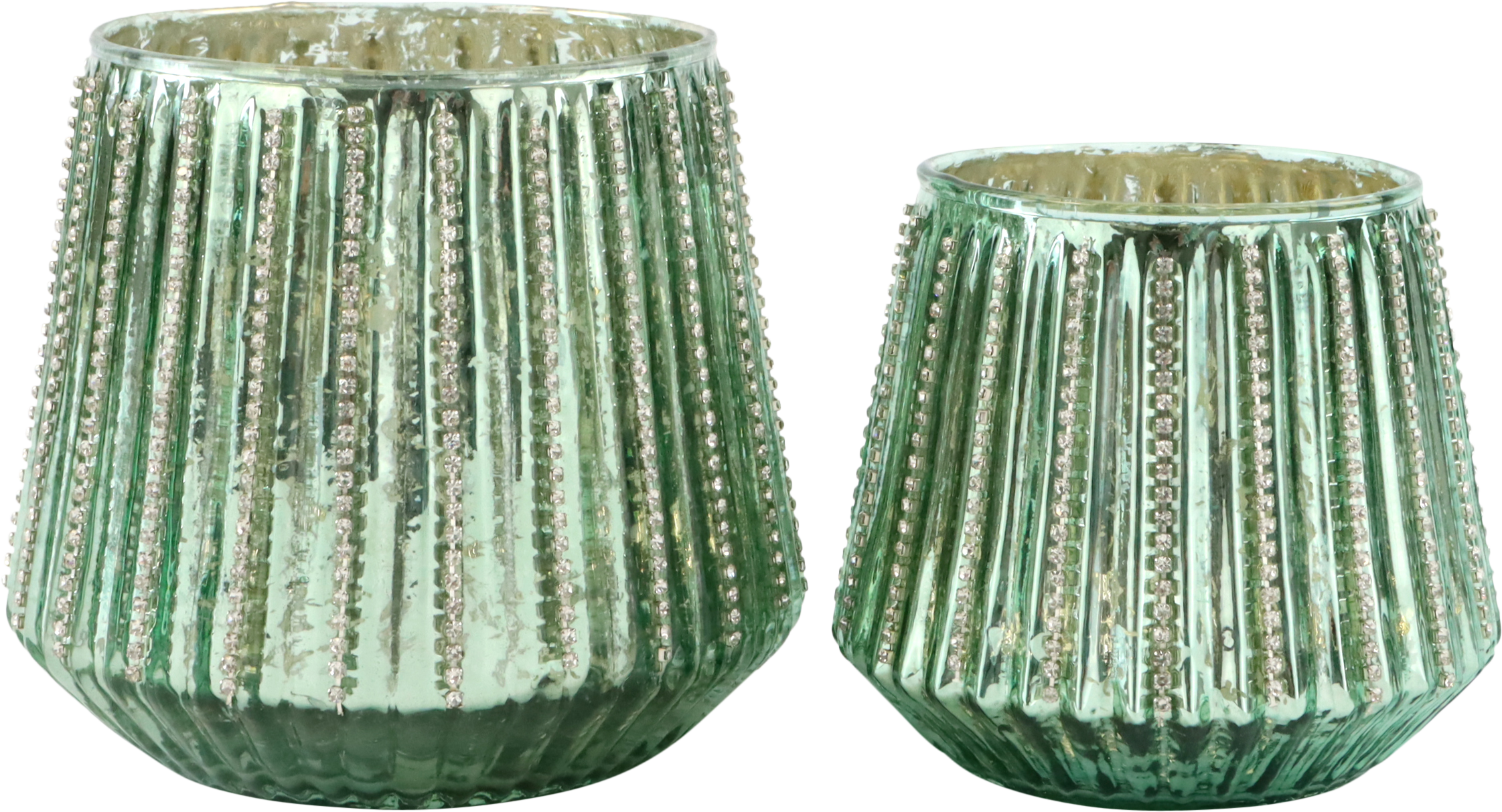 3000 WINDLICHTER CRYSTAL GLOW  S/2