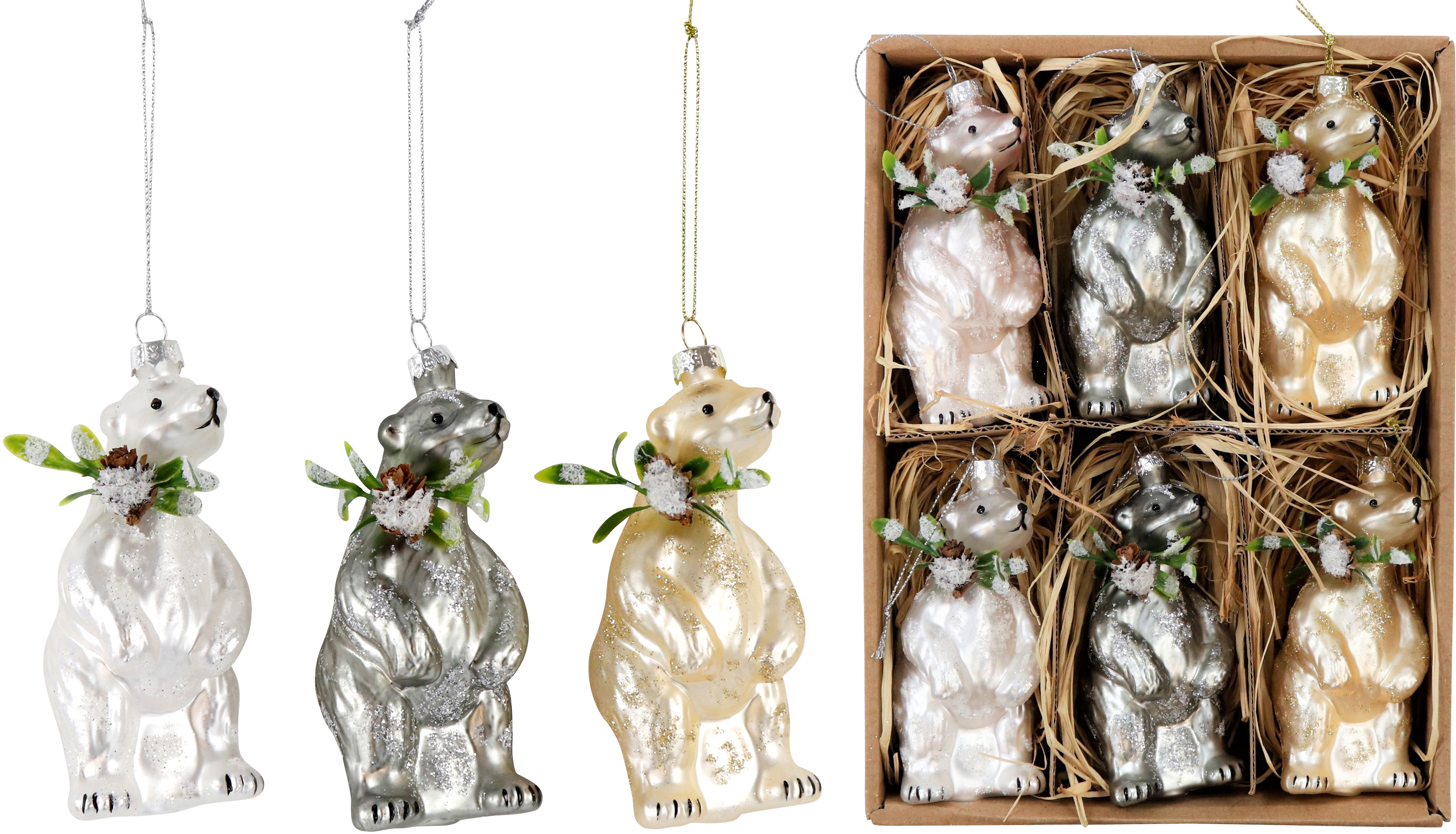 3118 VINTAGEBOX BÄREN  S/6