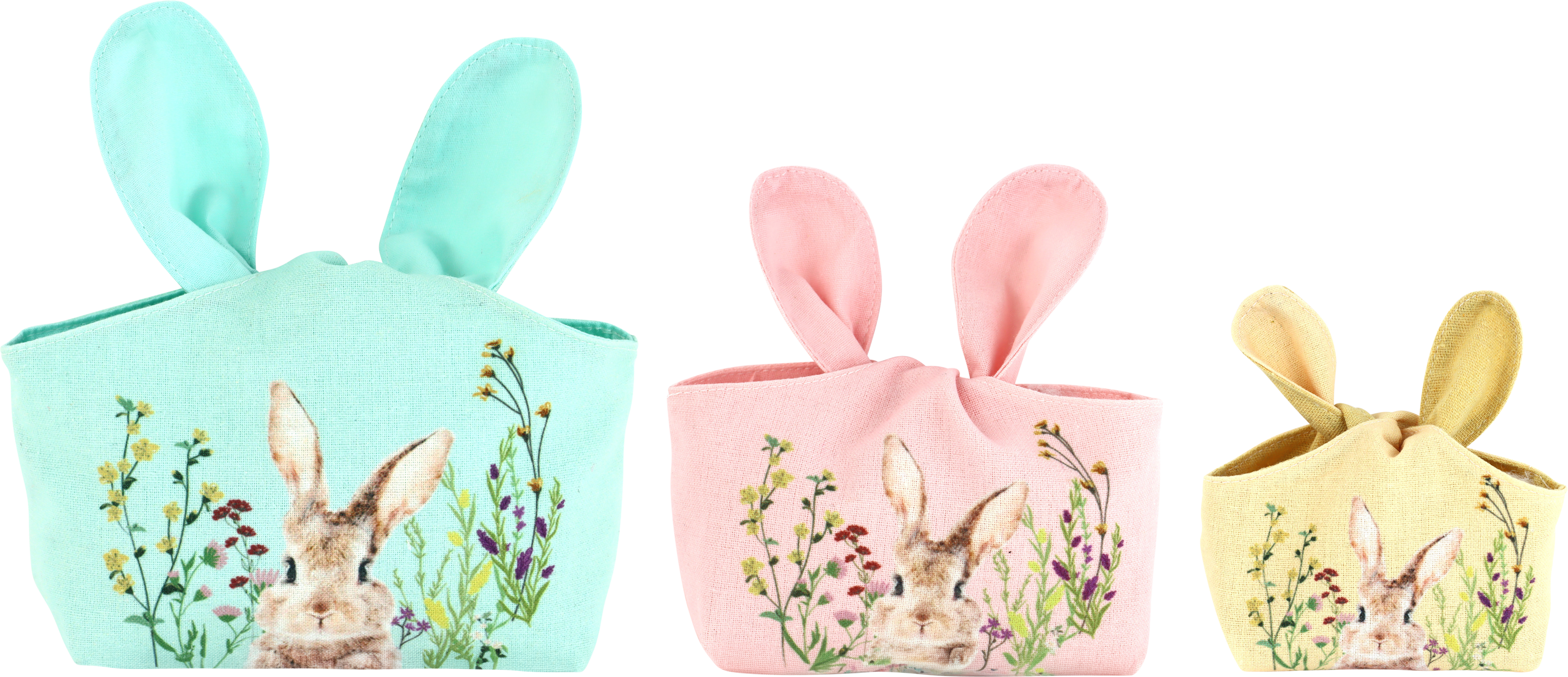 3295 PANIERS EN TISSU BUNNY MEADOW  3P
