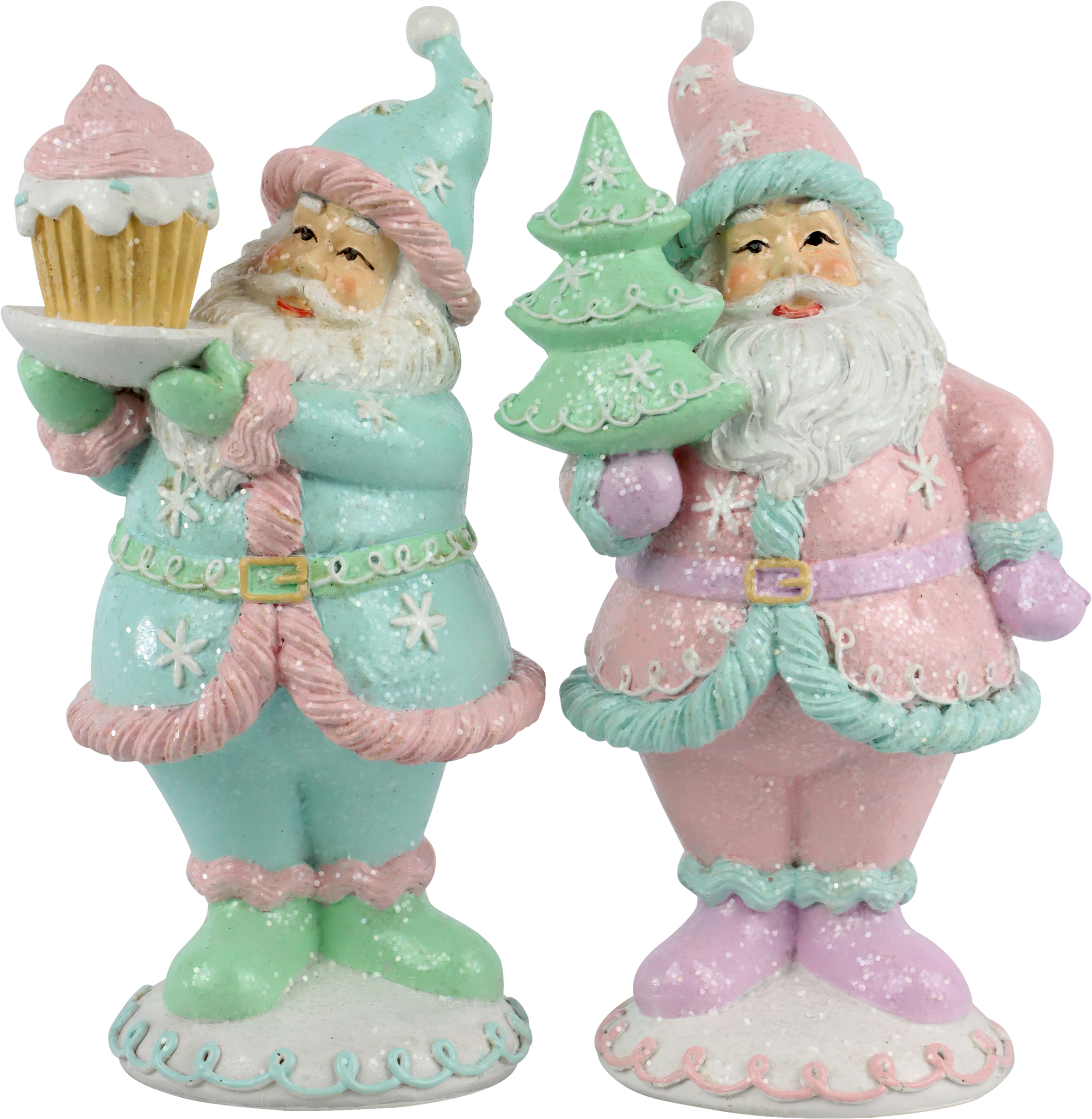 3306 SANTA CLAUS CANDY XMAS  S/2