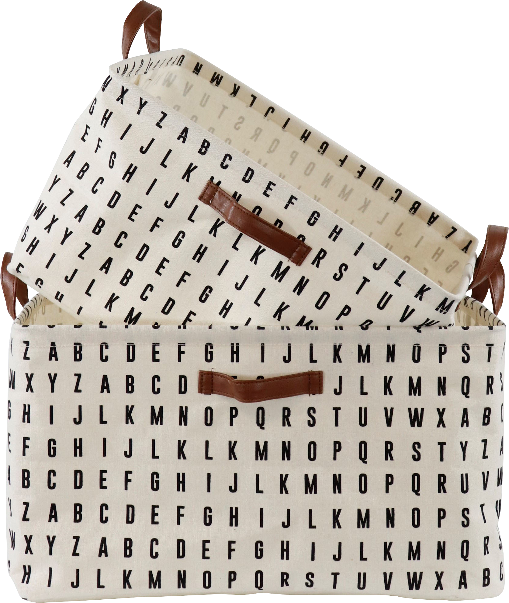 3377 PANIER À ANSE ALPHABET  2P