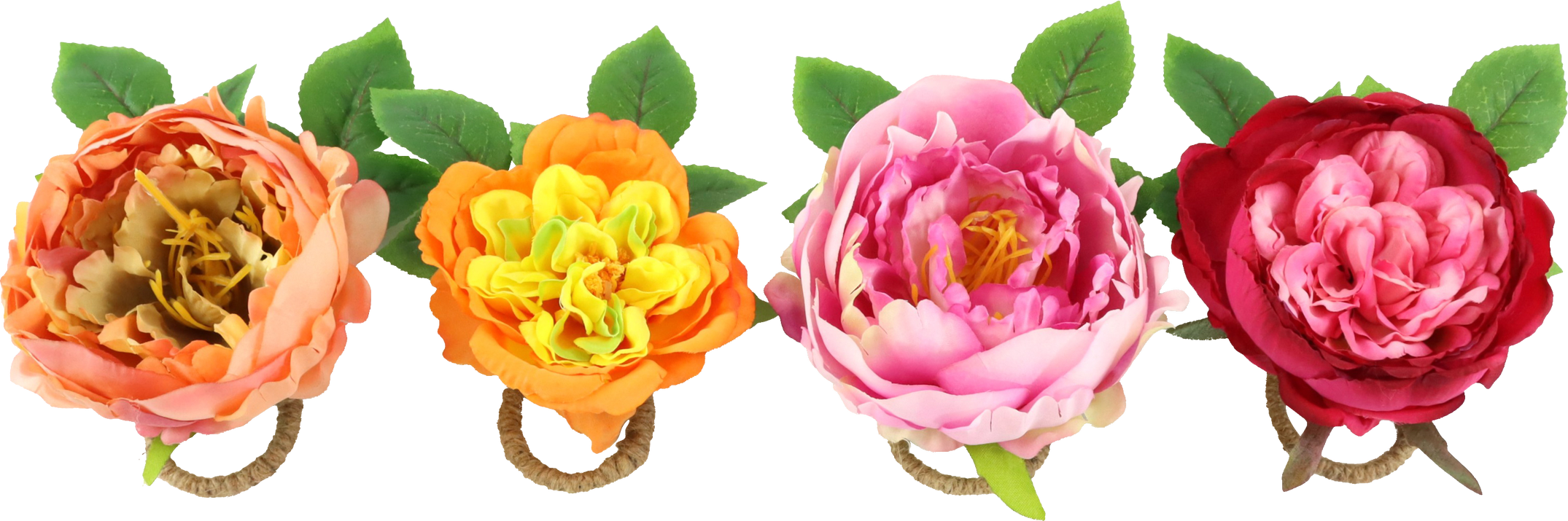 3810 SERVIETTENRINGE PEONY KISS  S/4