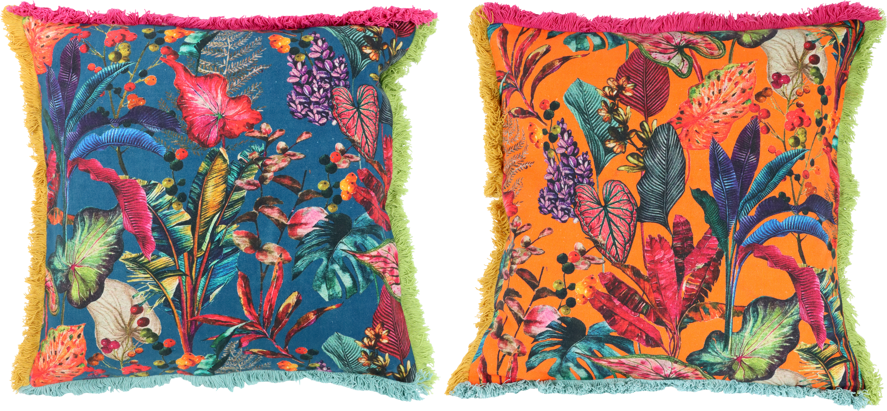 3816 CUSHION COVER EXOTICA  S/2