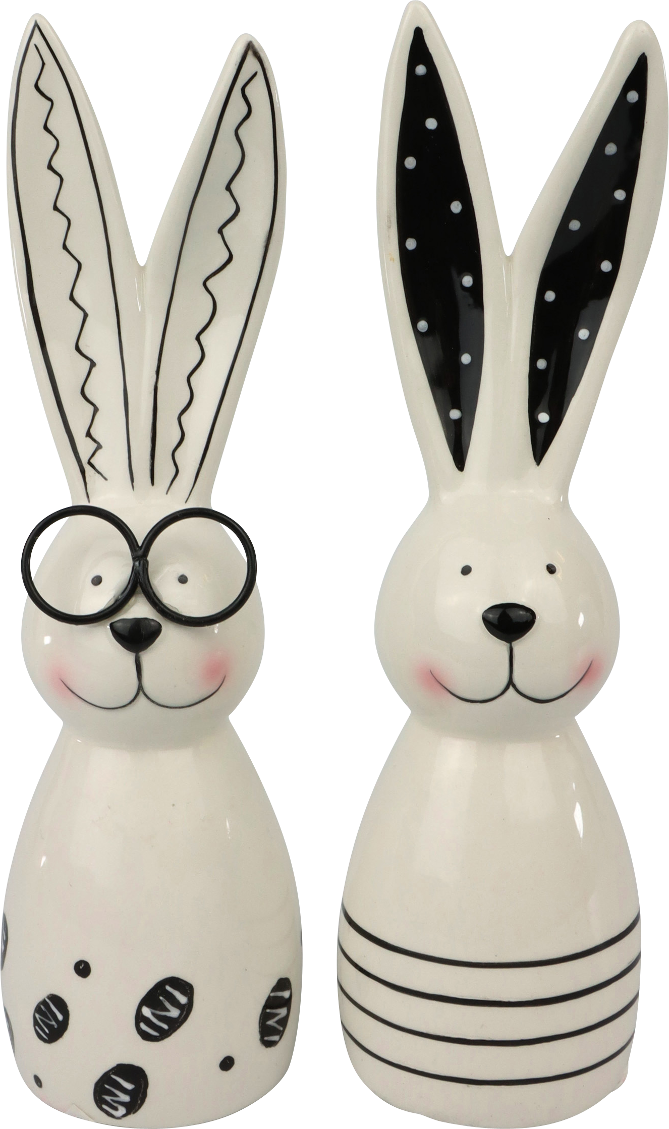 3924 LIÈVRES  MONOCHROME EASTER  2P