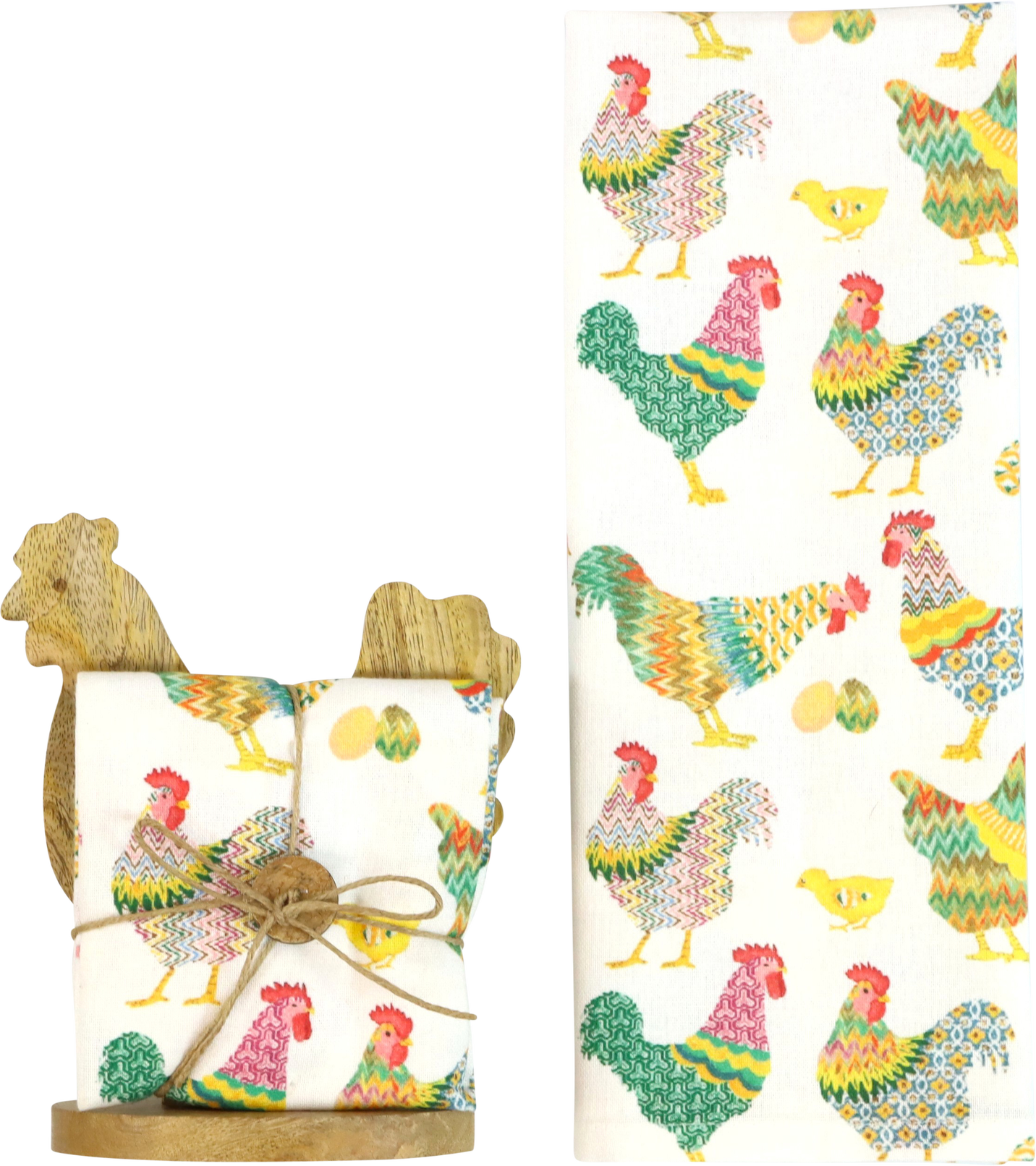 3944 GESCHENKSET CHICKEN PARADE  S/2