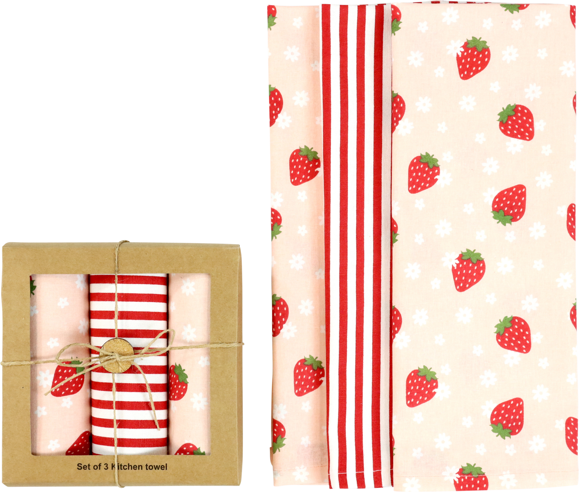 3985 GESCHENKSET STRAWBERRY LOVE  S/3