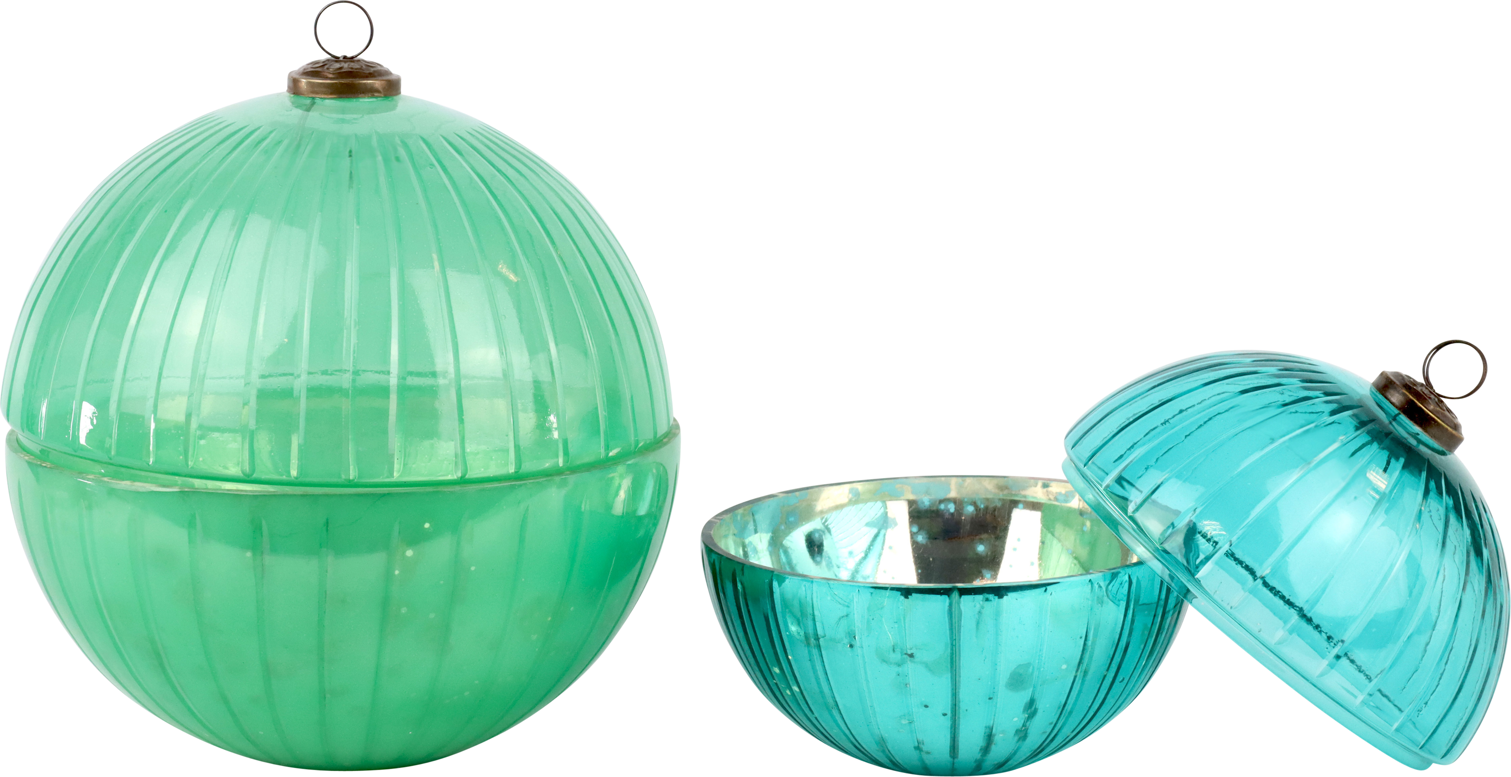 4042 GLASS JAR CARNIVAL  S/2