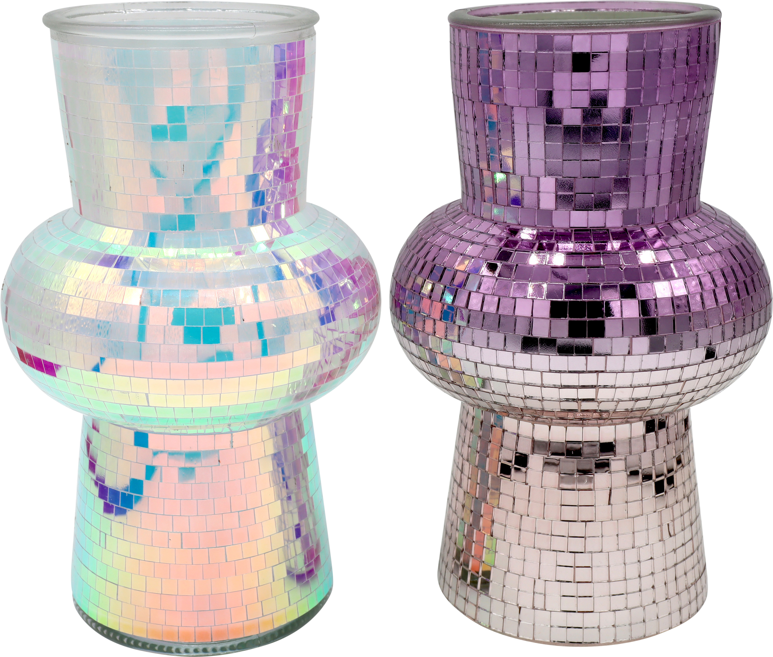 4069 VASES LUSH LIGHTS  S/2