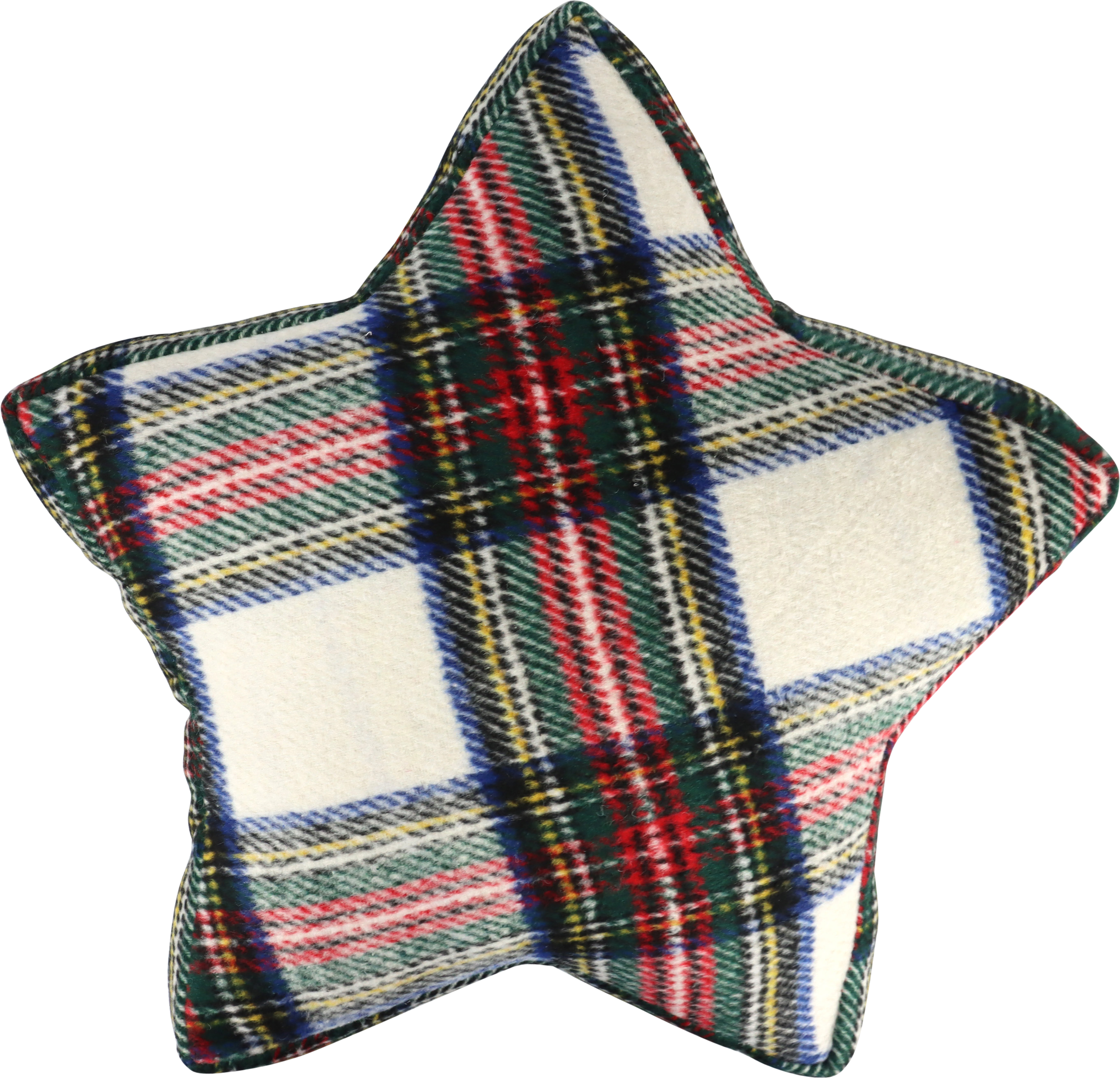 4078 STAR PILLOW TARTAN TWIST