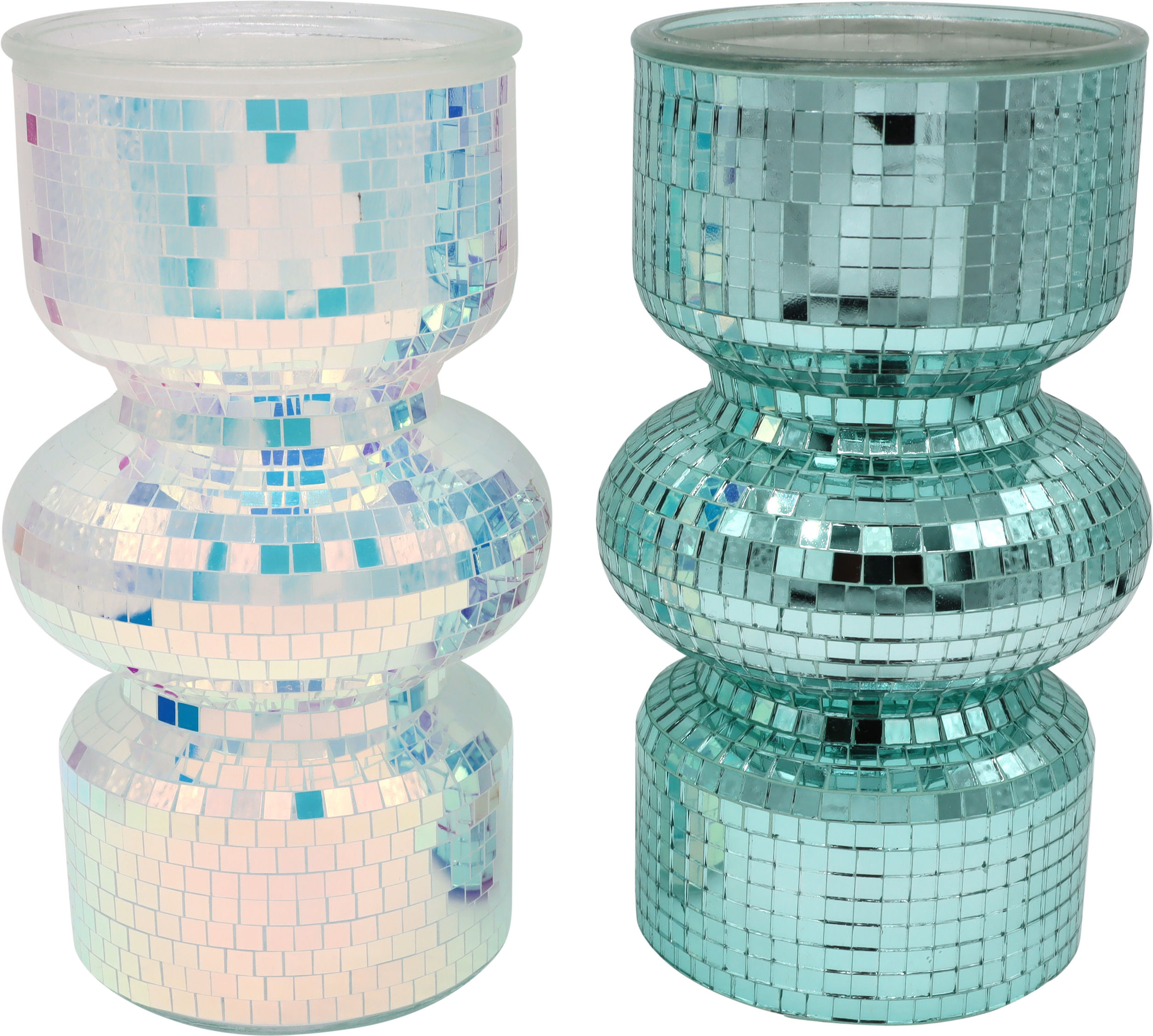 4135 VASES LUSH LIGHTS  S/2