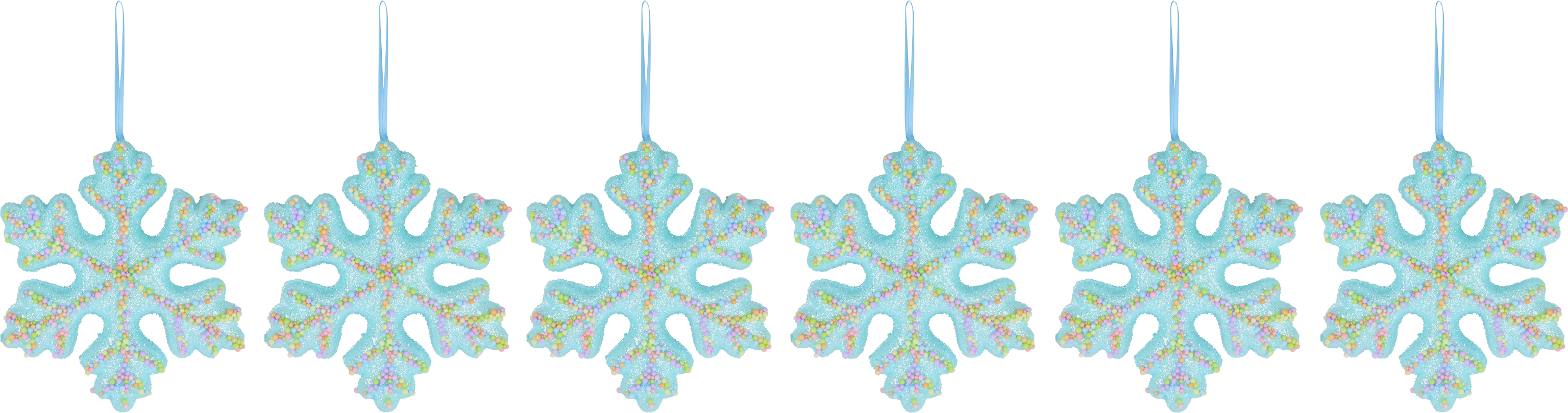 4325 FLOCON DE NEIGE « JOLLY XMAS » 6P