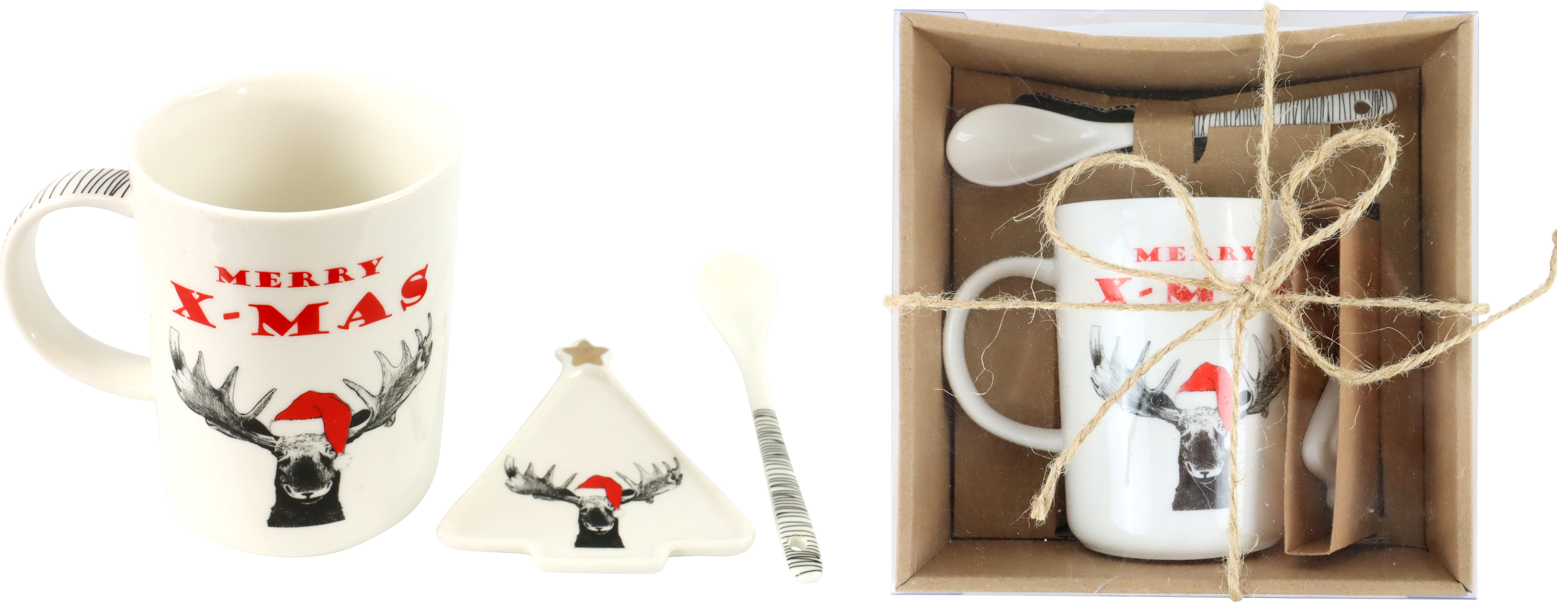 4346 GESCHENK-SET FUNNY MOOSE  S/3