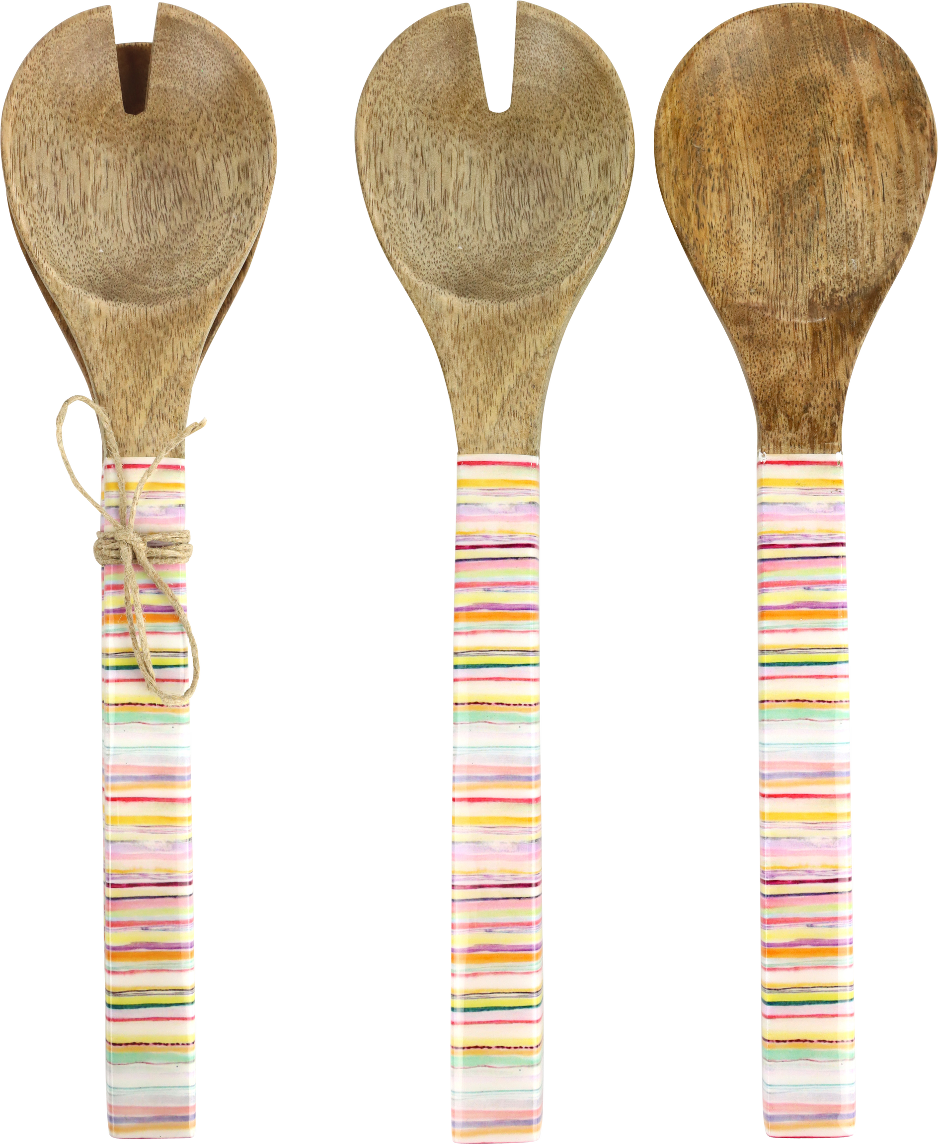 4475 COUVERTS À SALADE « STRIPES » 2P