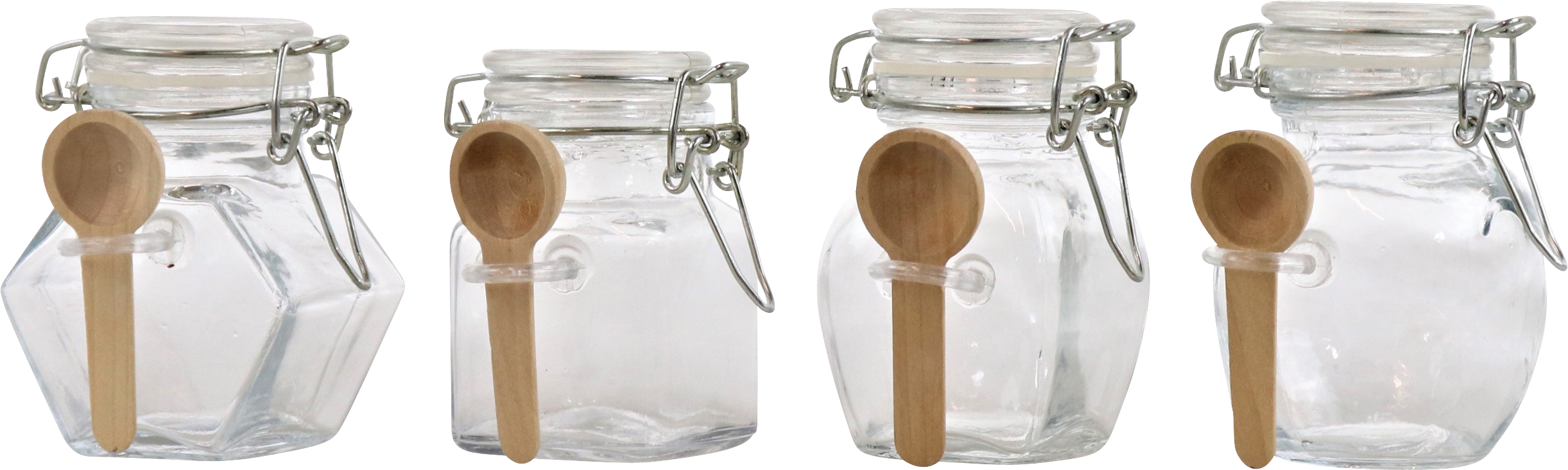 4614 TINS WITH SPOONS S/4