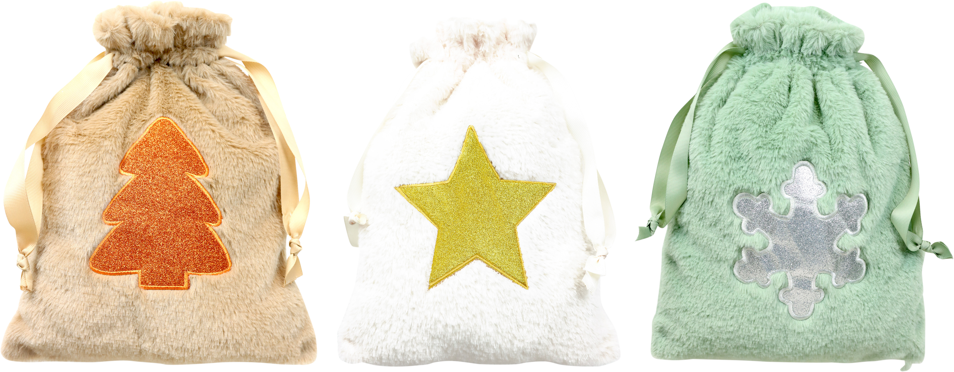 4646 FUR BAGS WINTER WHISPERS  S/3