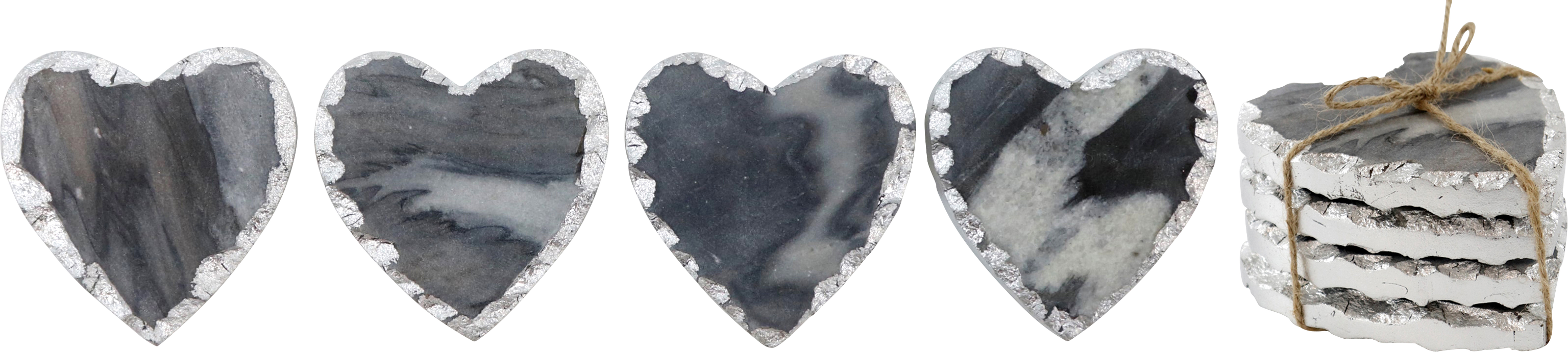 4649 DESSOUS-DE-PLAT COEUR MARPLE  4P