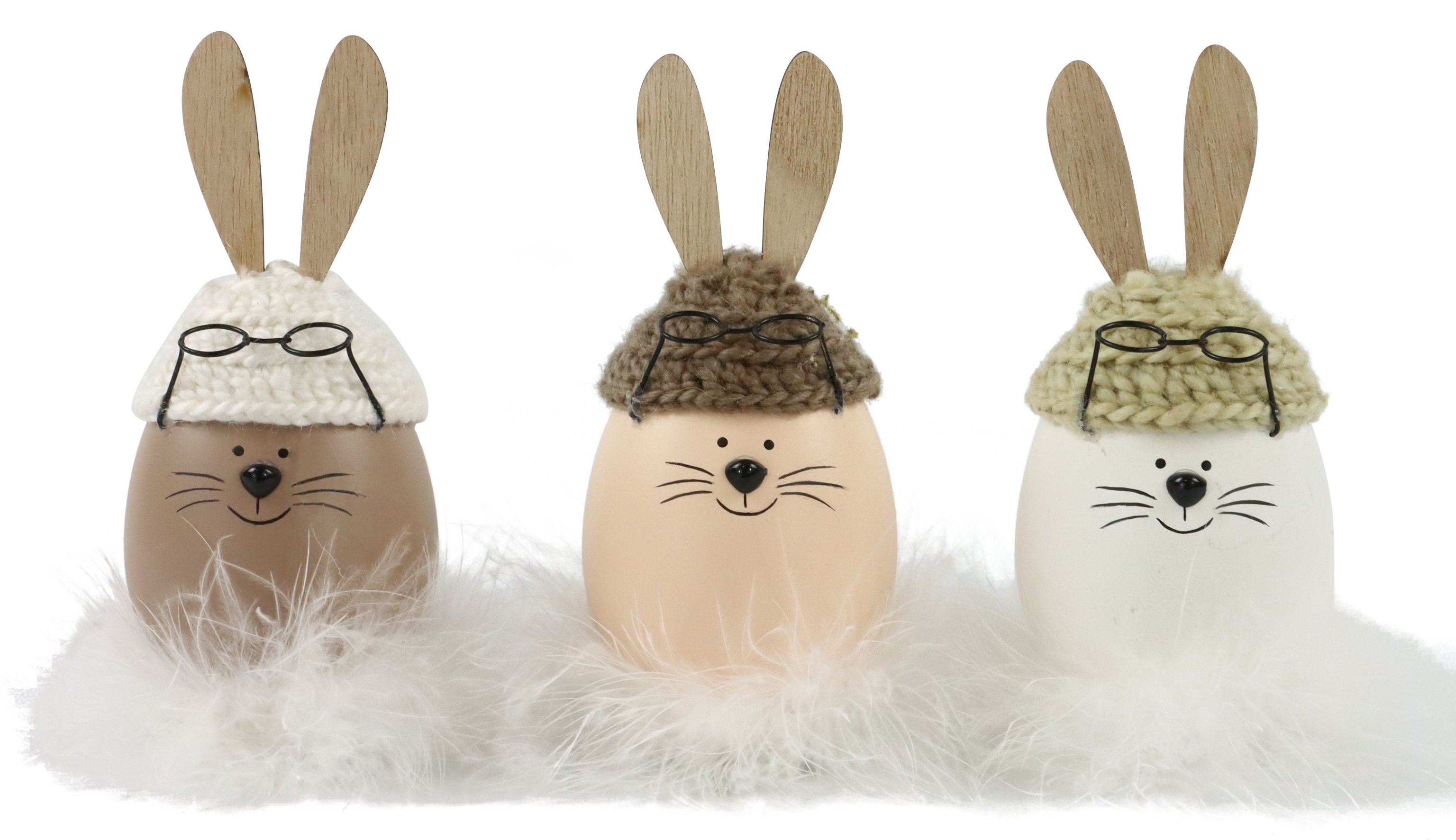 4700 EGG RABBITS COTTAGE  S/3