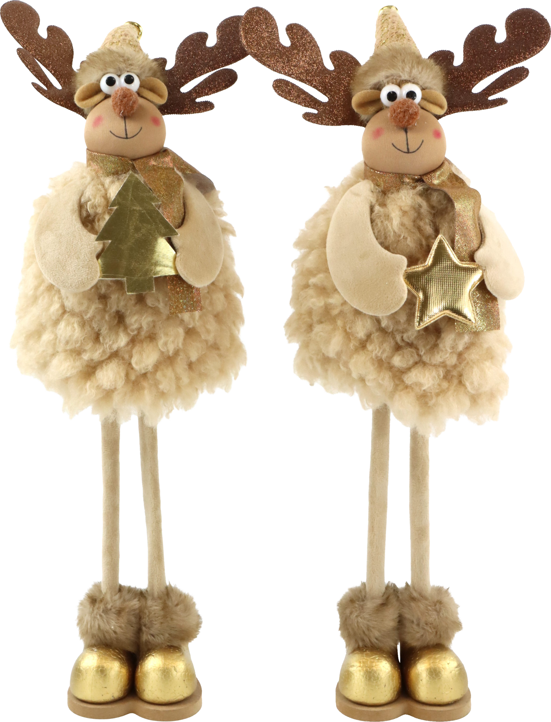 4709 ELCHFIGUREN LUMICARA  S/2