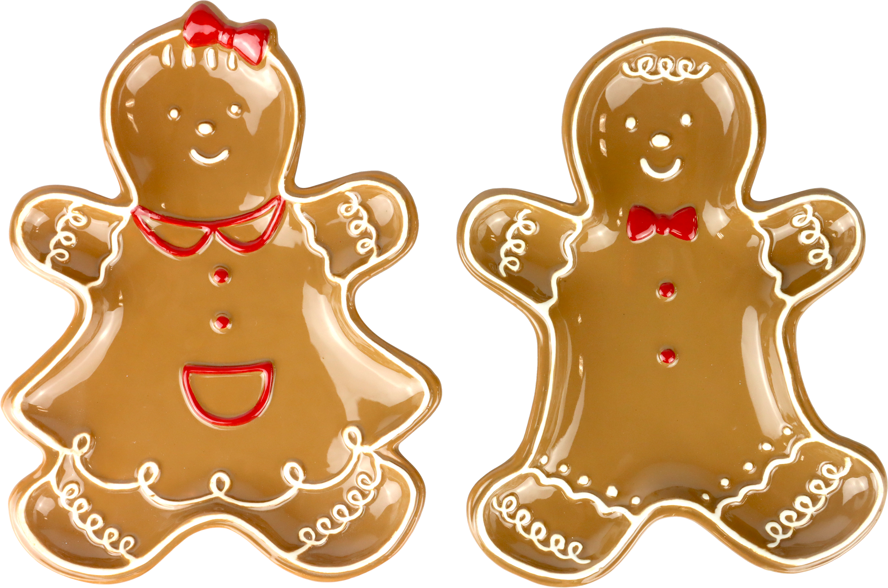 4874 PLATTEN GINGERBREAD  S/2